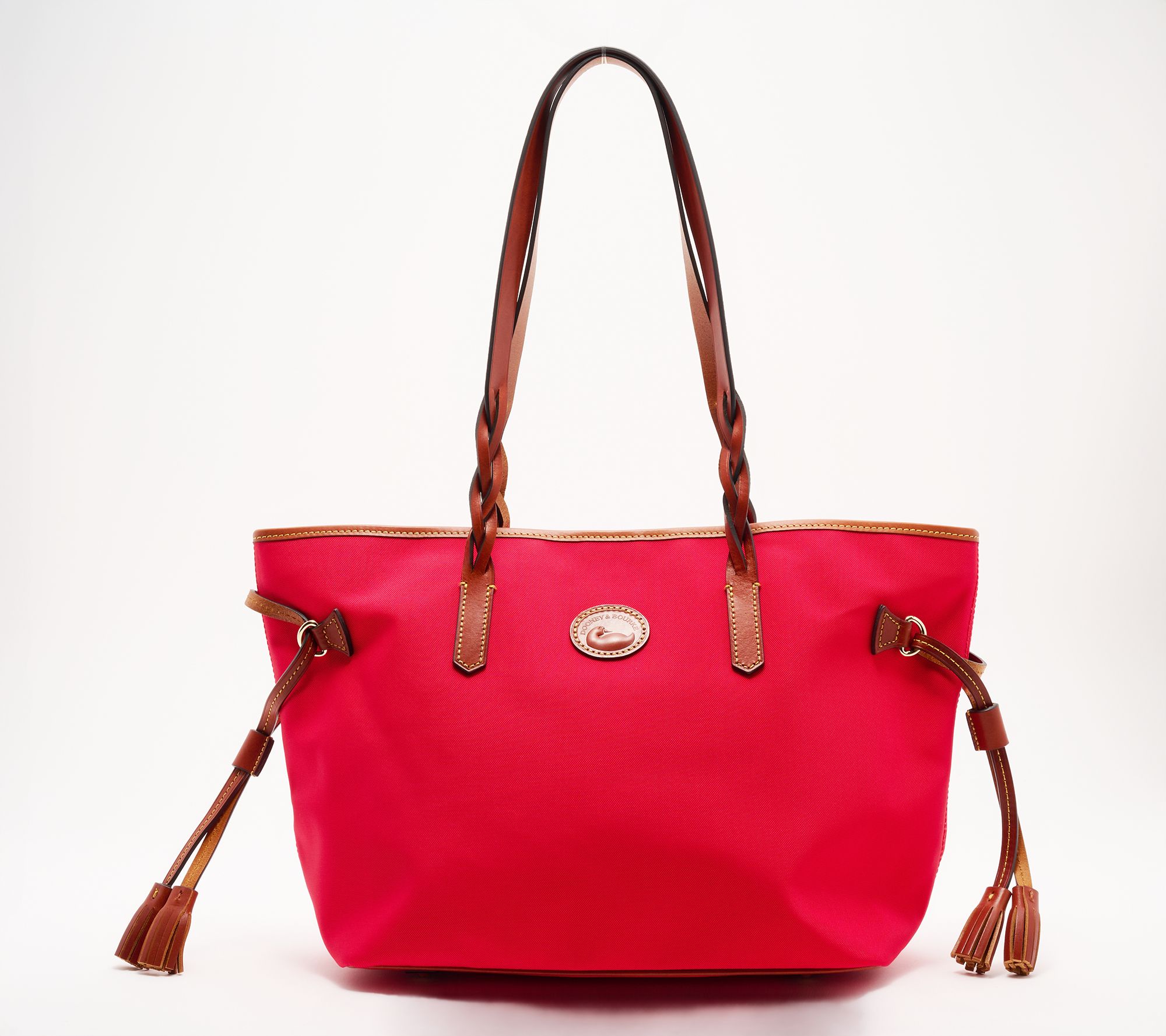 Dooney & Bourke Nylon Bailey Tote with Leather Trim