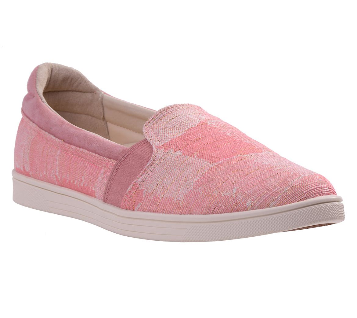 Revitalign Orthotic Stonewashed Denim Slip-Ons - Easton