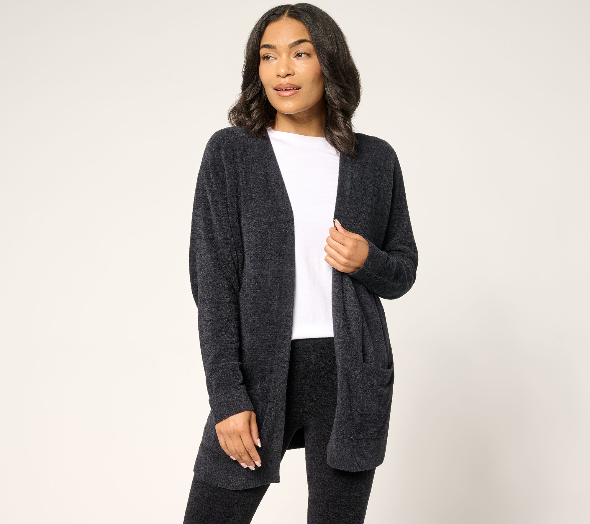 "As Is" Barefoot Dreams CozyChic Ultra Lite Sunrise Cardigan