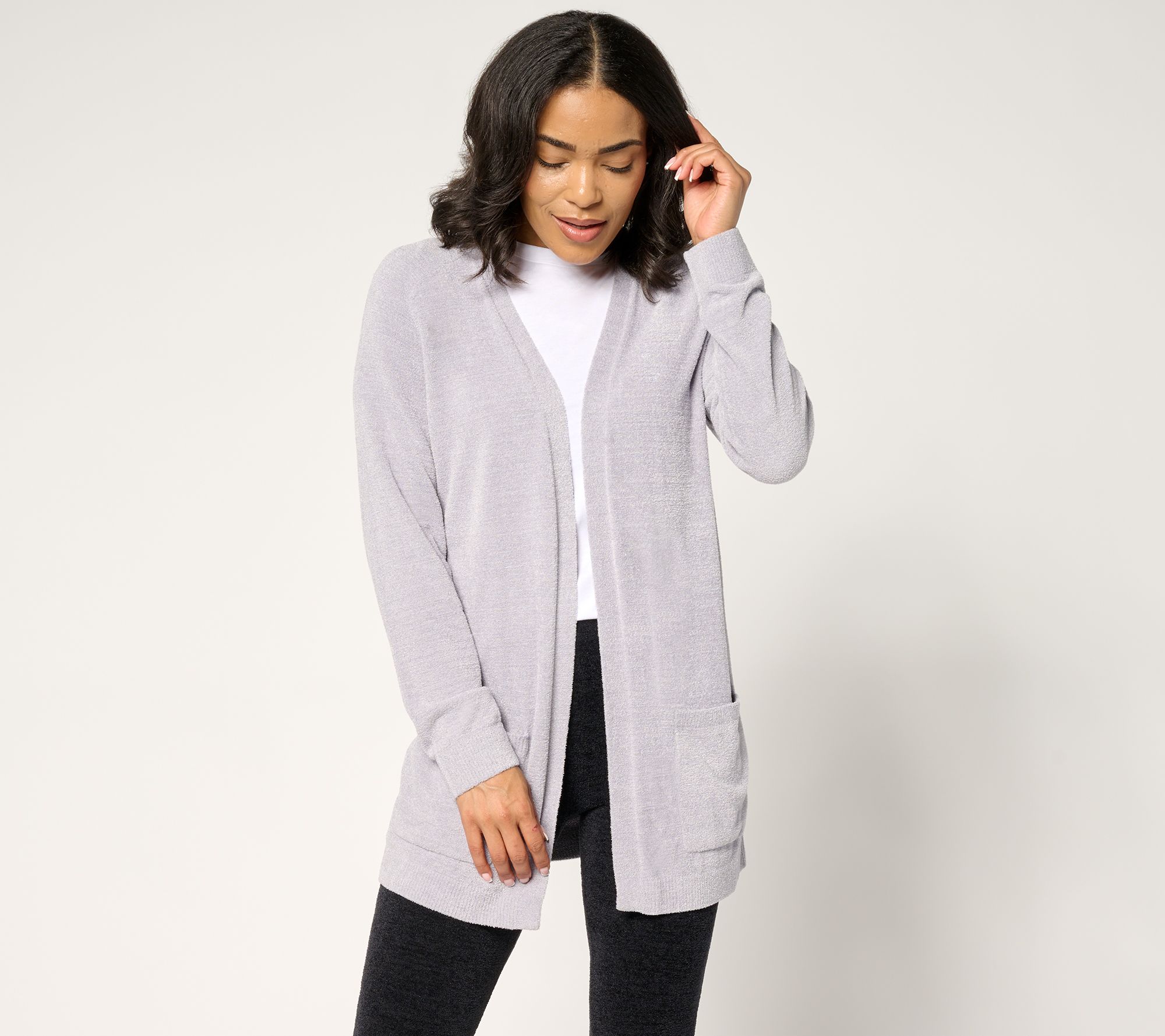 "As Is" Barefoot Dreams CozyChic Ultra Lite Sunrise Cardigan