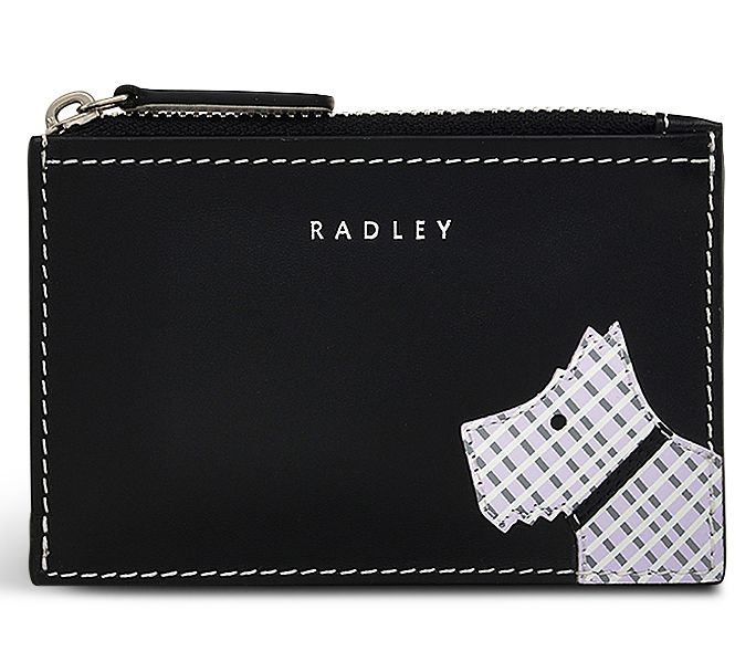 RADLEY Face to Face Check Zip Leather Coin Purse