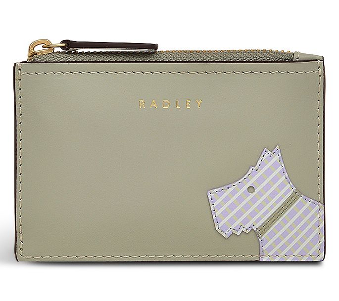 RADLEY Face to Face Check Zip Leather Coin Purse