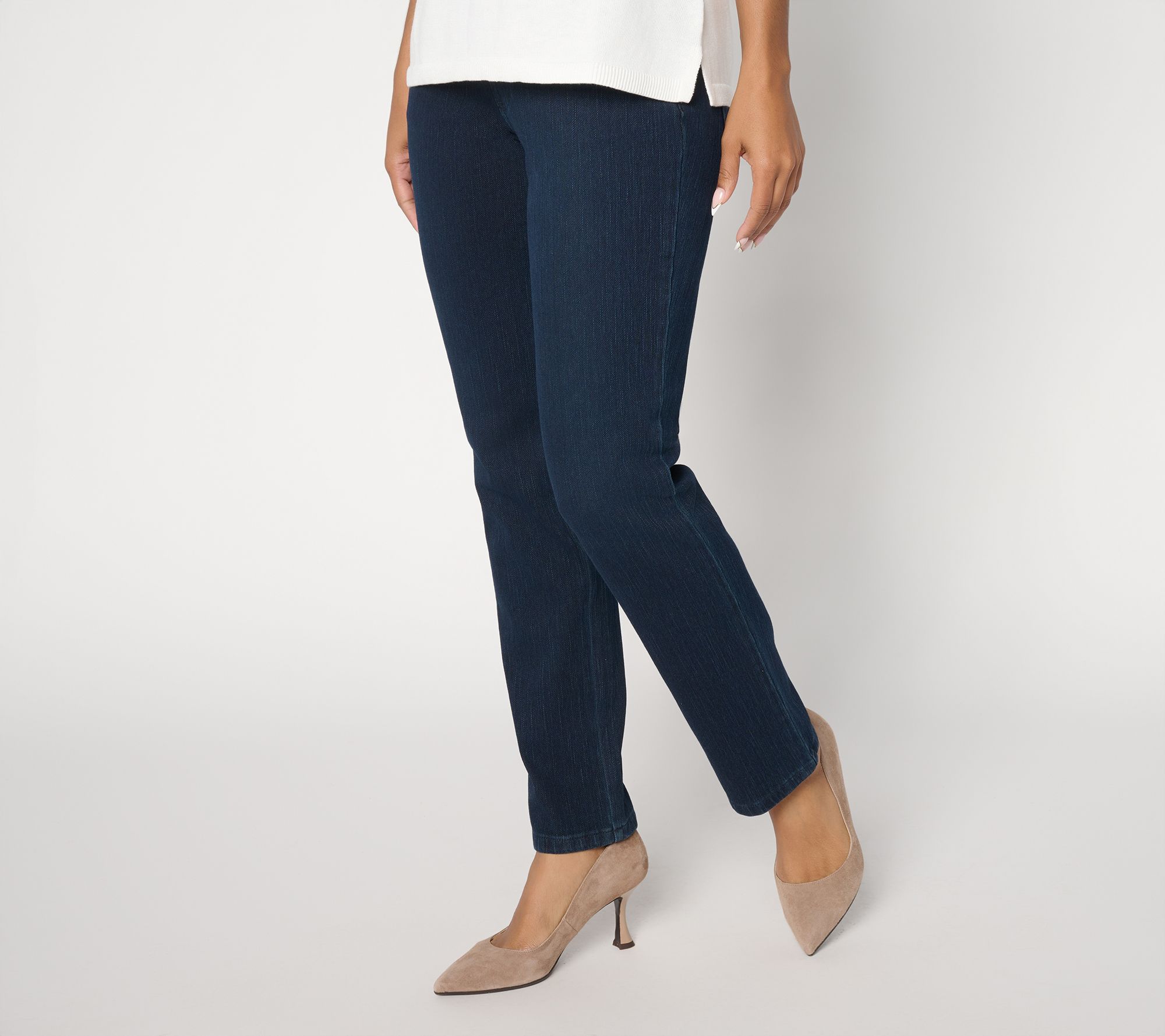 Belle by Kim Gravel Pet Flexibelle Straight-Leg BelleCurve Jean