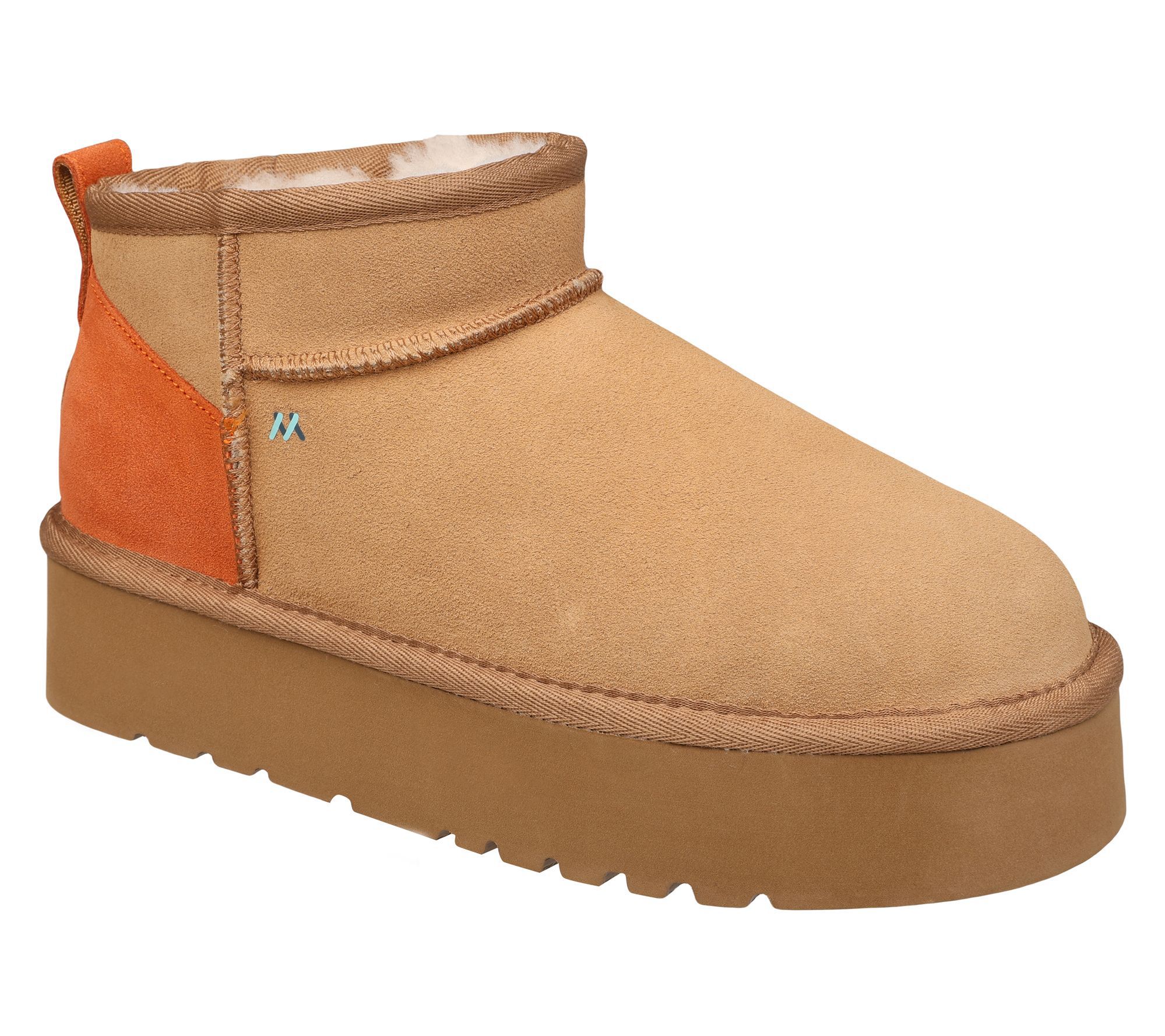 Mykos Premium Suede Water Resistant Platform Boot - Ellie