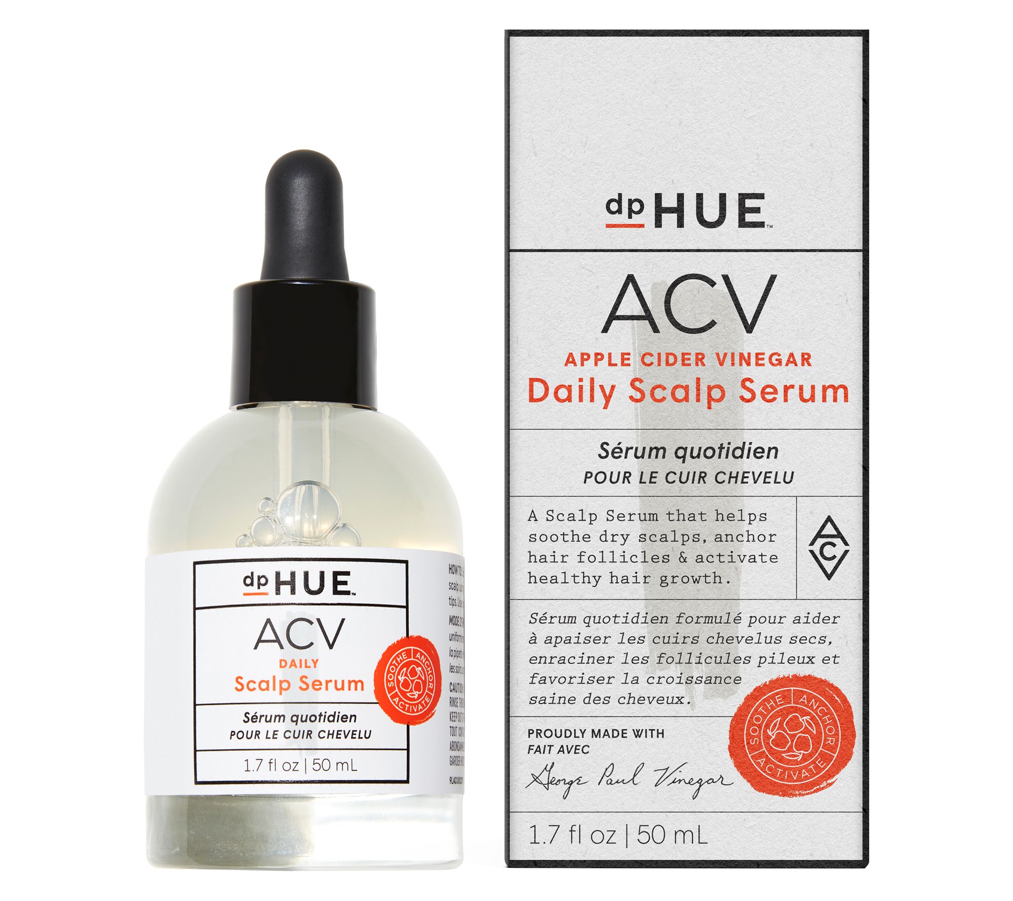 dpHUE Apple Cider Vinegar Daily Scalp Serum