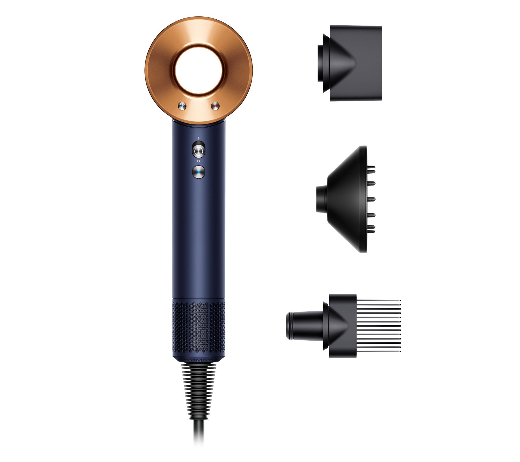 Dyson Prussian Blue Supersonic Hair Dryer with 3 Attachments