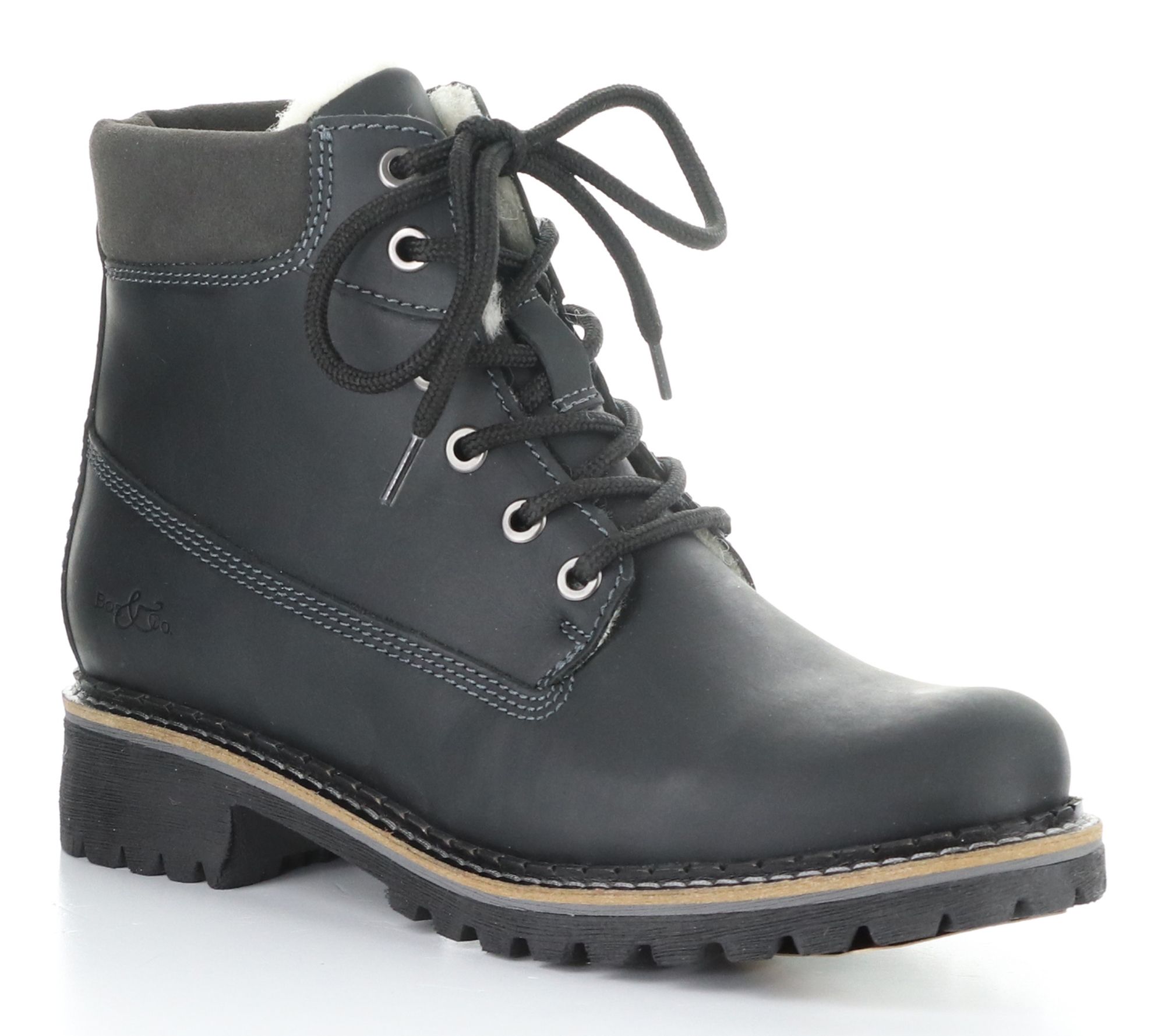 Bos. & Co. Winter Saddle/Suede Lace Up LeatherBoot - Hartt