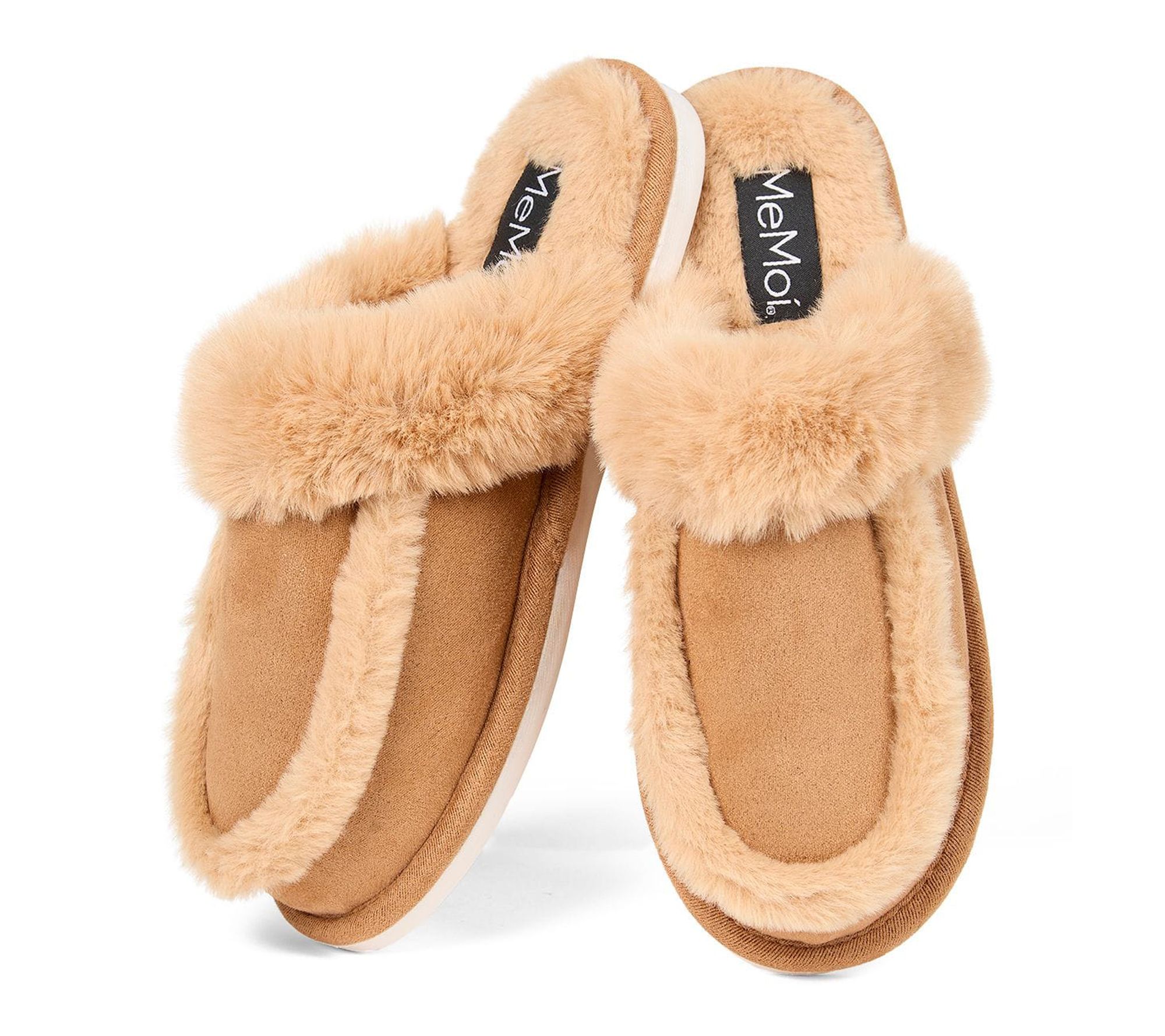 Memoi Women's Cozy Plush Fleece-Lined Slippers- Holly