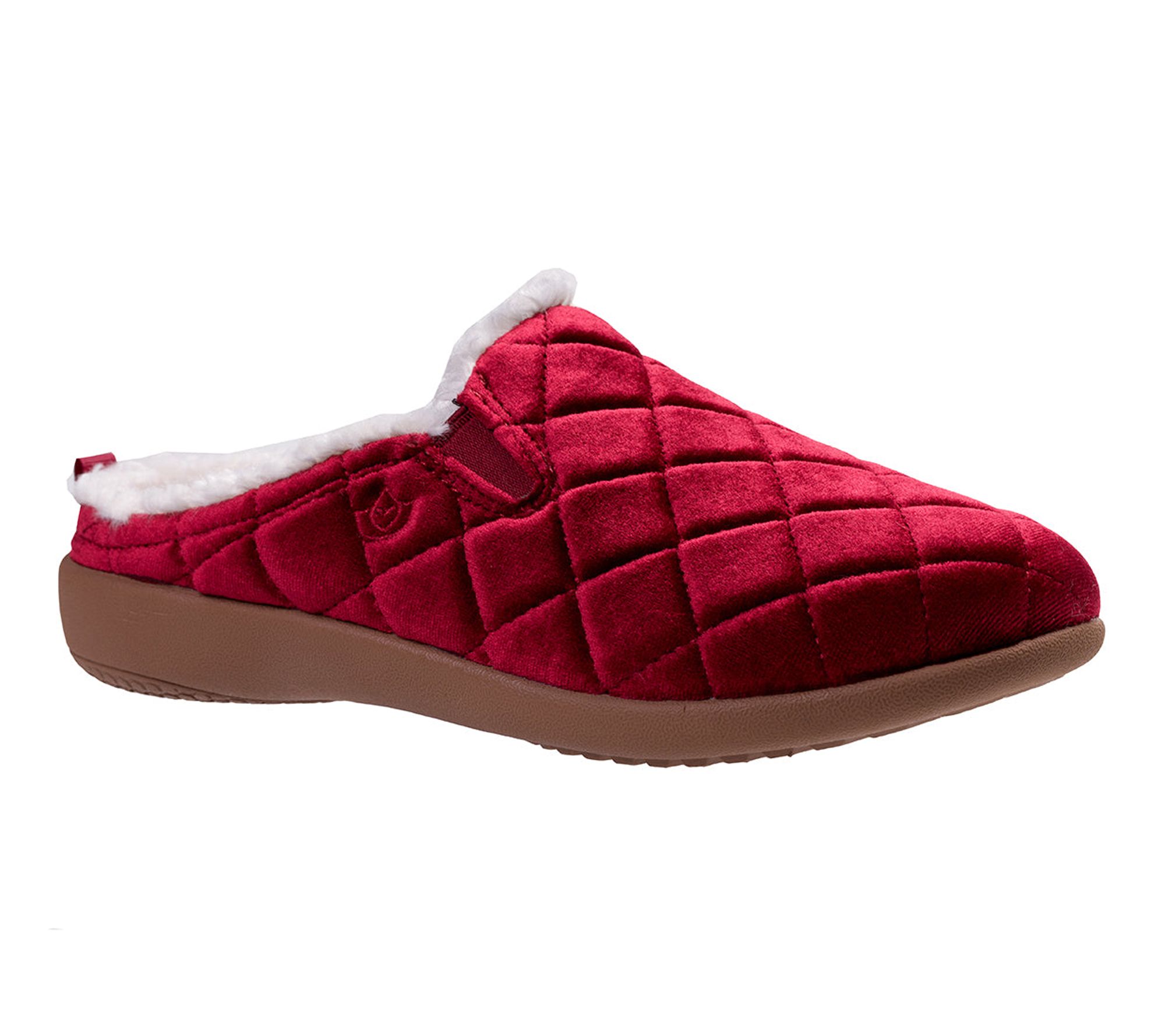 Spenco Orthotic Quilted Slippers - Velveteen