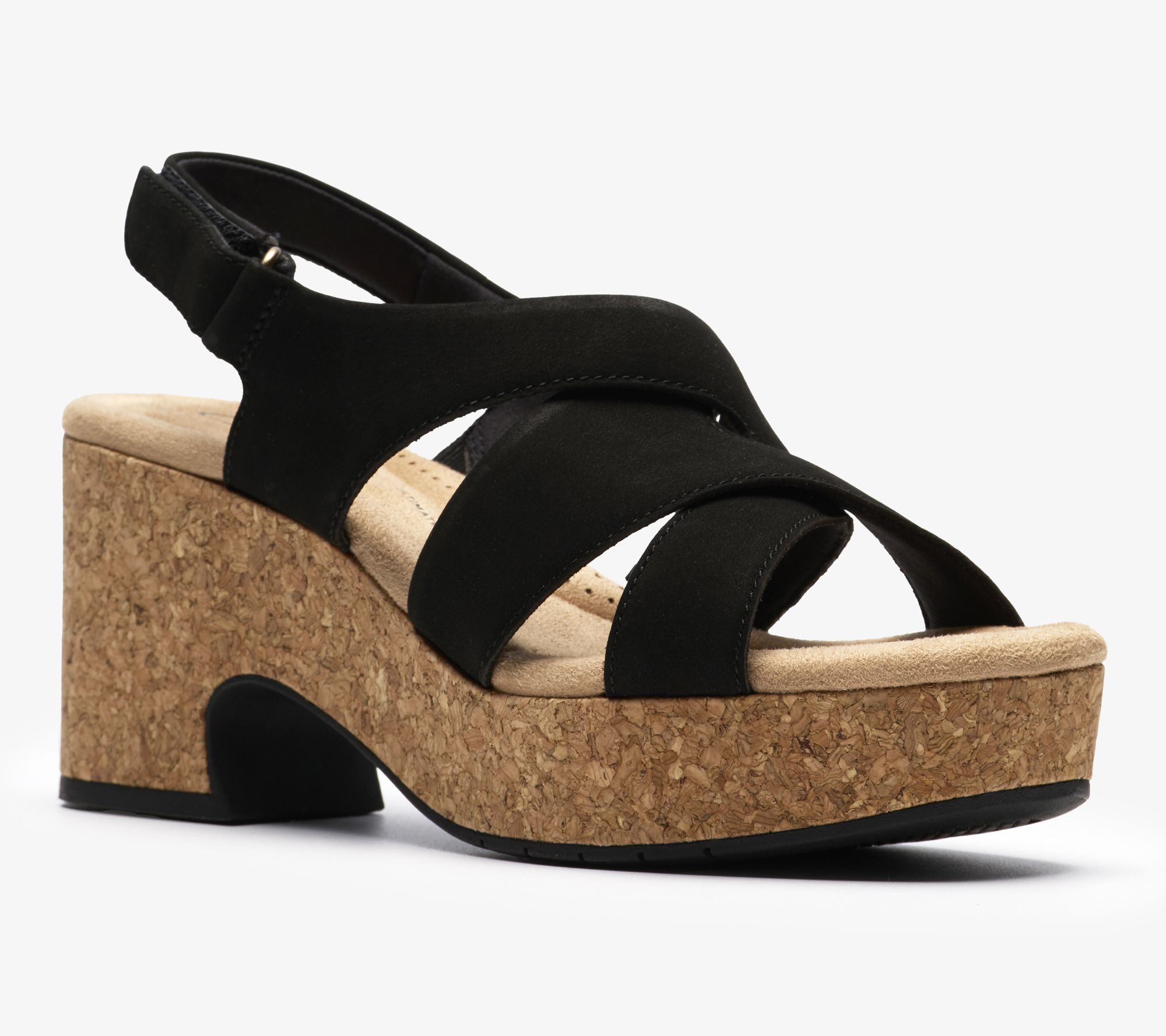 Clarks Collection Leather Wedges -Nerisa Grace