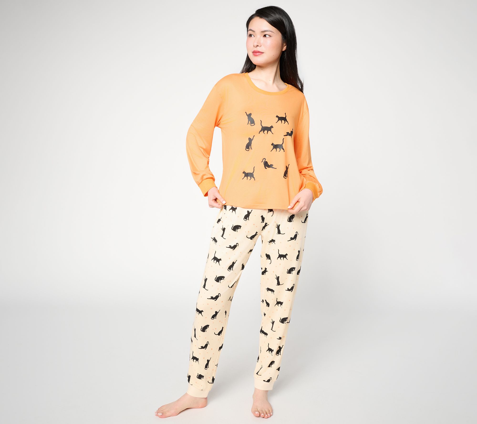 MUK LUKS Cloud Knit Halloween Pullover & Jogger Set