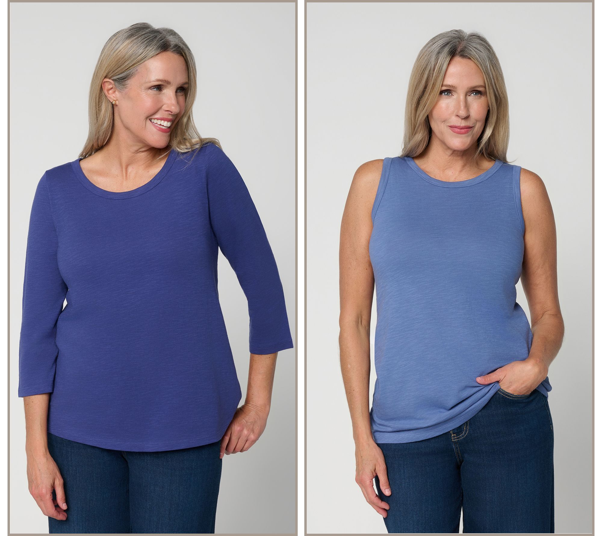 LOGO Principles by Lori Goldstein 2-Pack Knit Tops