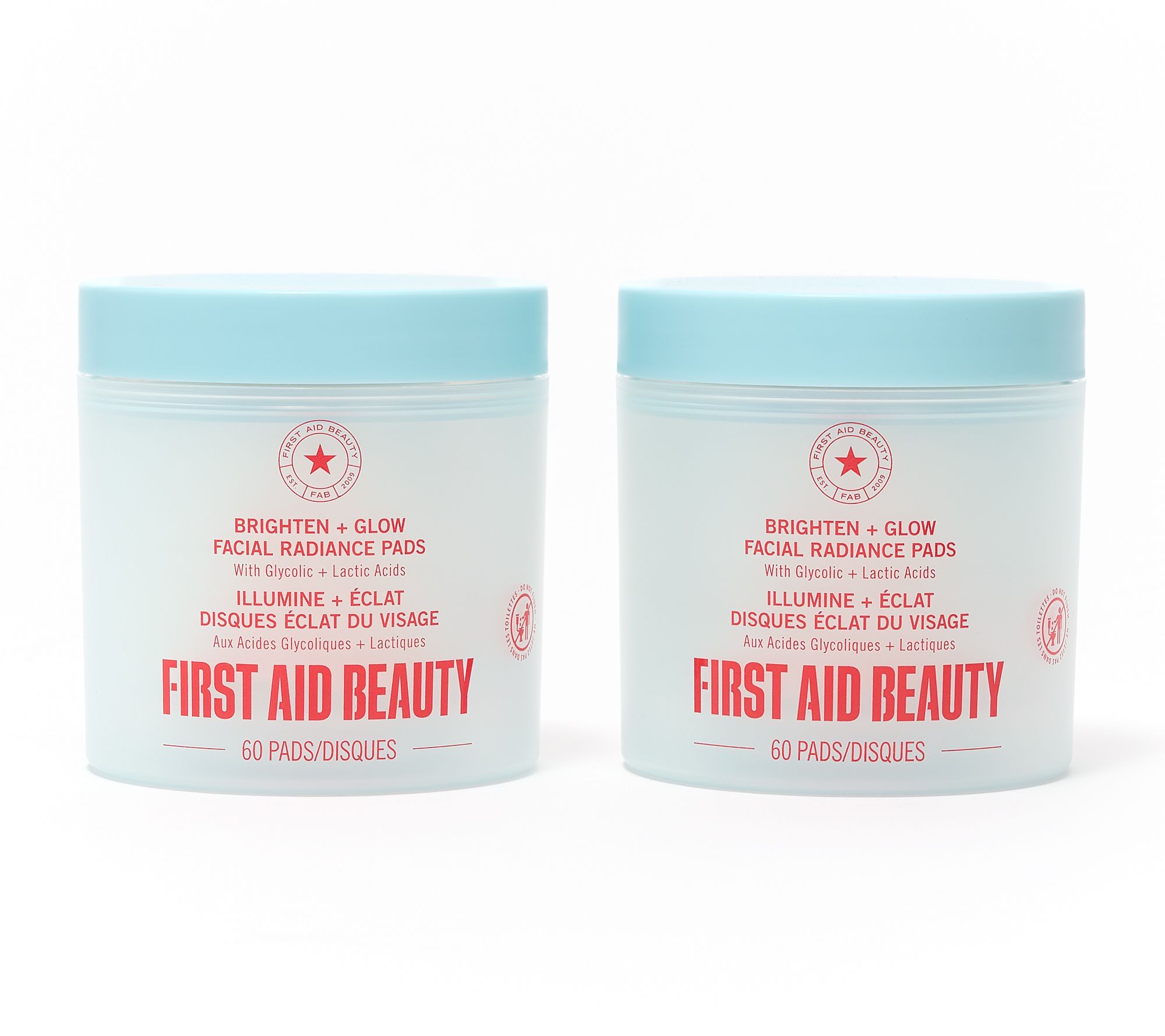 First Aid Beauty 60ct Facial Radiance Pads Duo