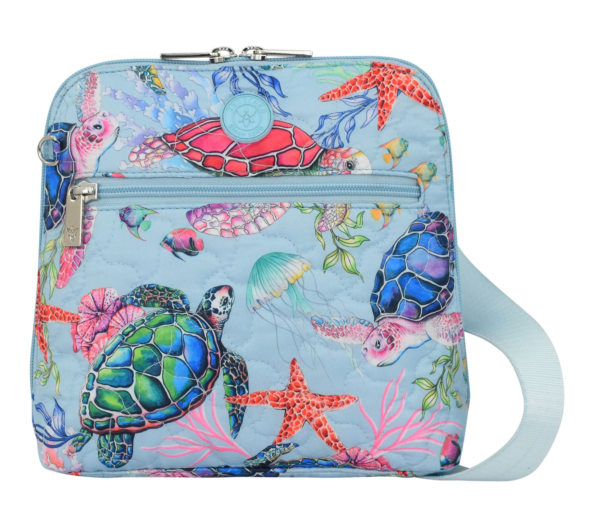 Anuschka Wanderlust Quilted Fabric Crossbody