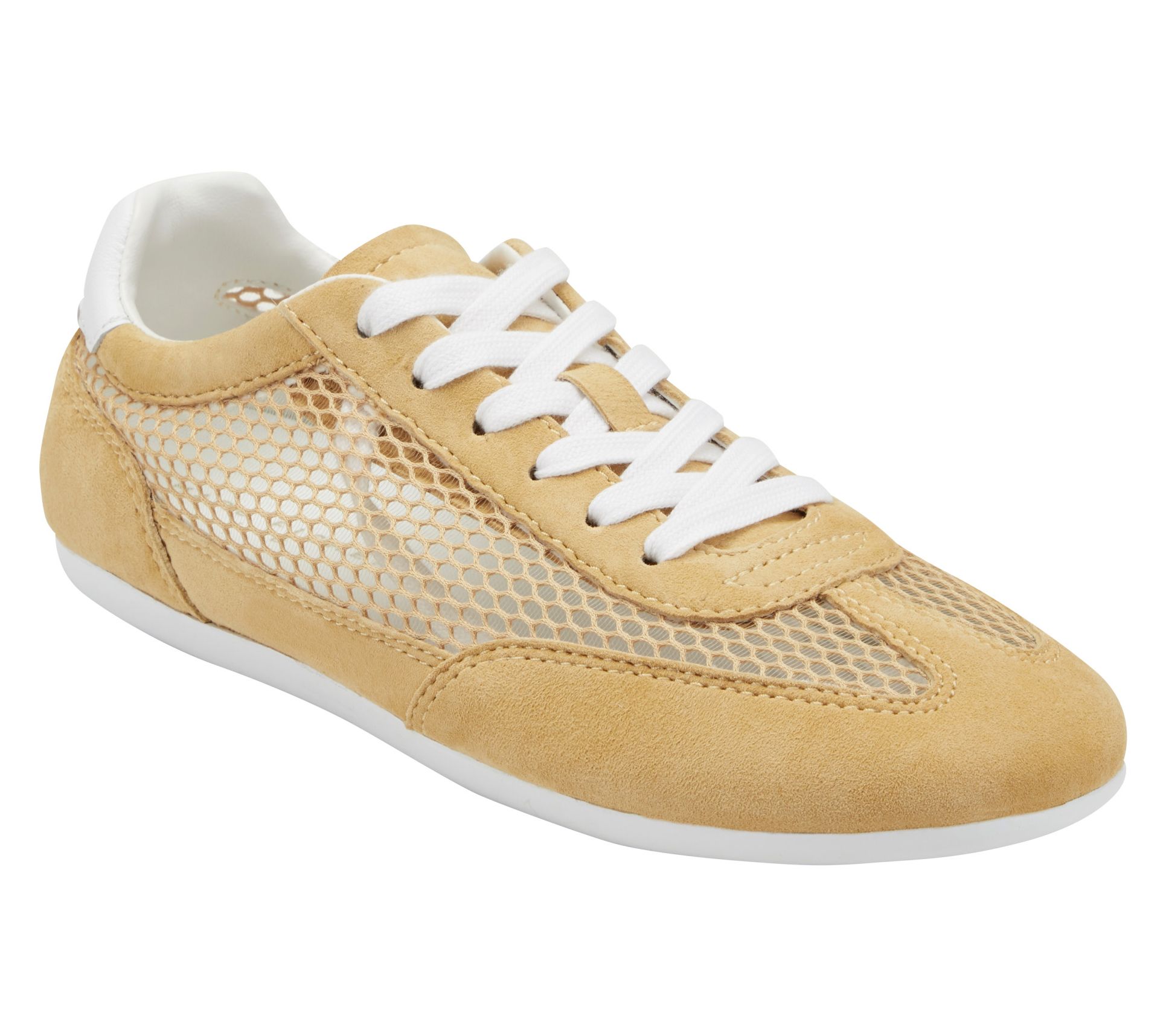 "As Is" Marc Fisher LTD Leather Lace Up Sneakers - Lexxy