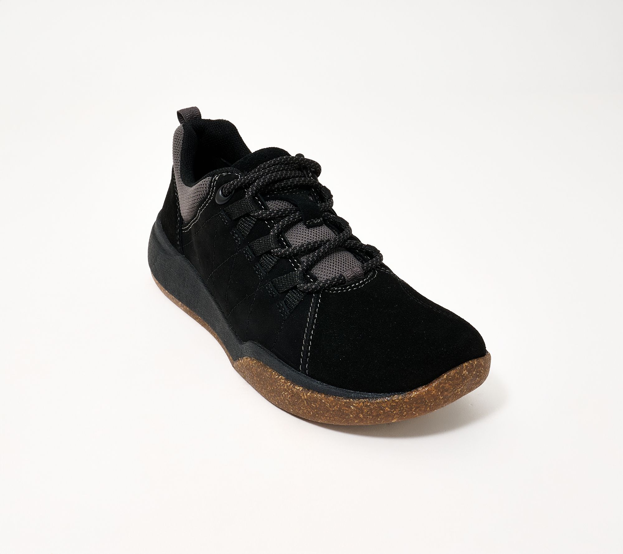 Clarks Collection Suede Lace-Up Sneakers -Aydria Lace