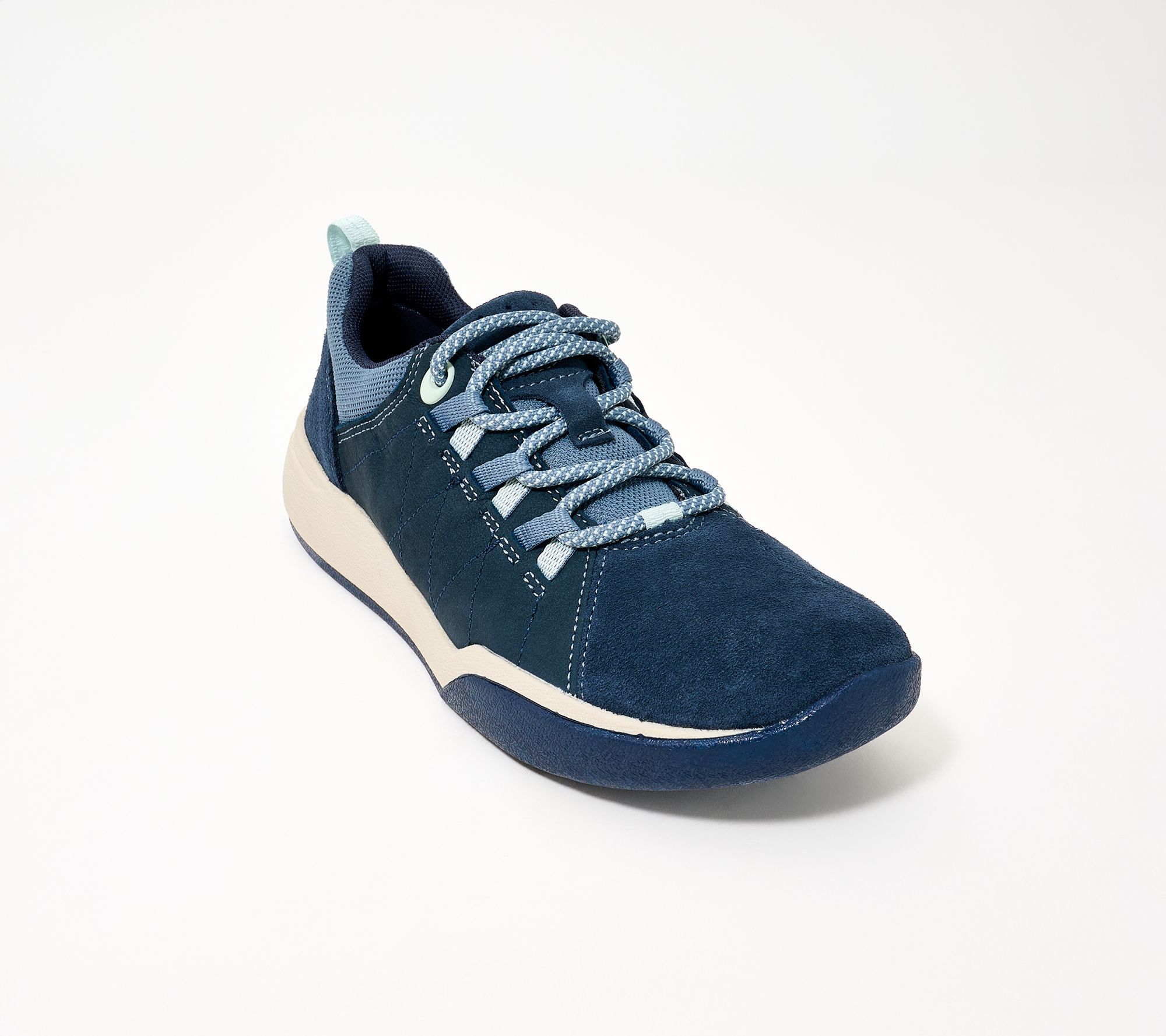 Clarks Collection Suede Lace-Up Sneakers -Aydria Lace