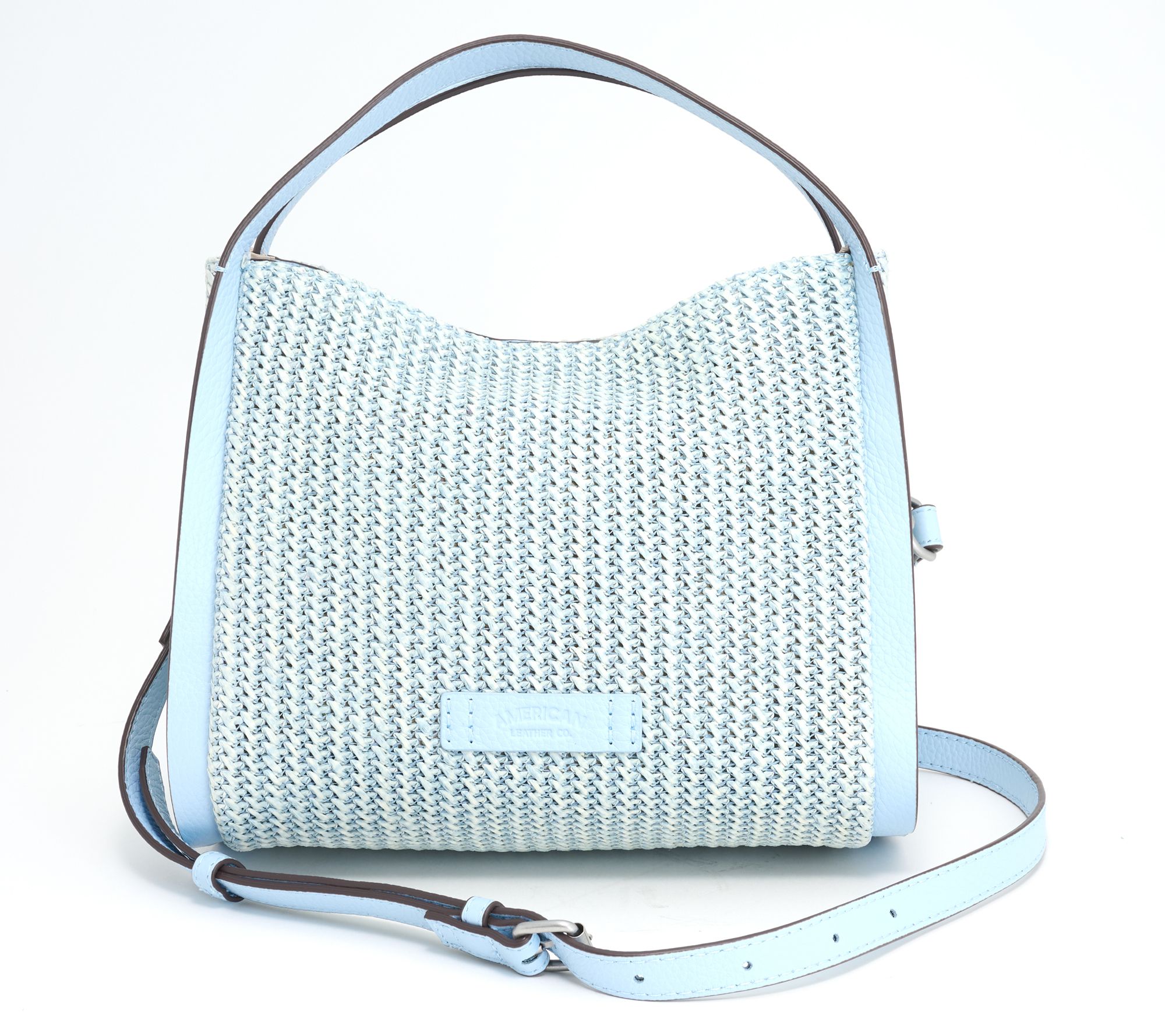 "As Is" American Leather Co. Triple Entry Satchel