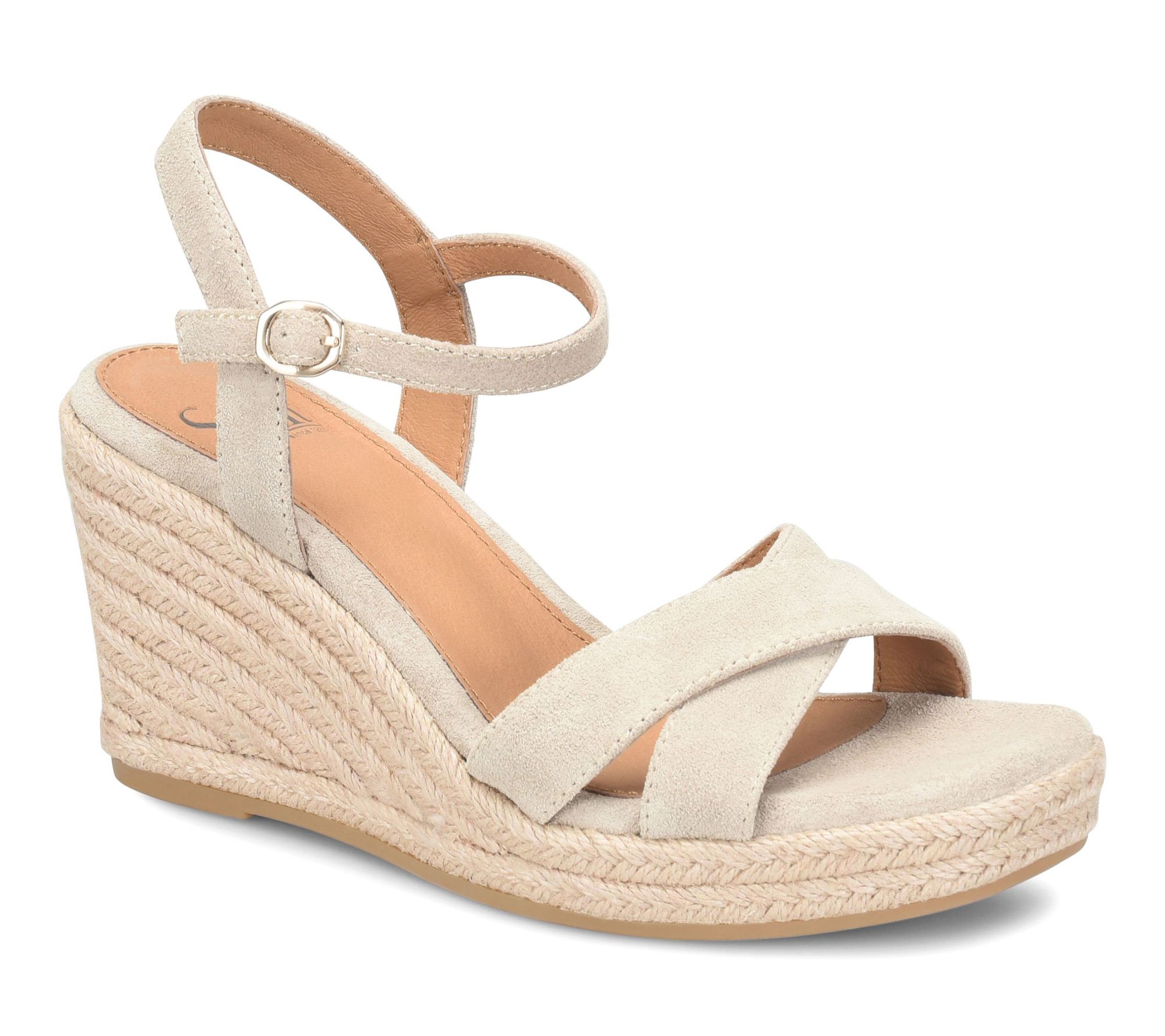 Sofft Suede Espadrille Wedge - Neely