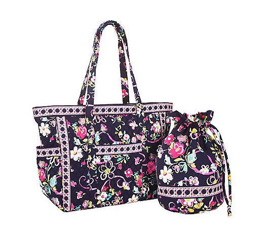 Vera Bradley Signature Print Get Carried Away Tote & Ditty Bag