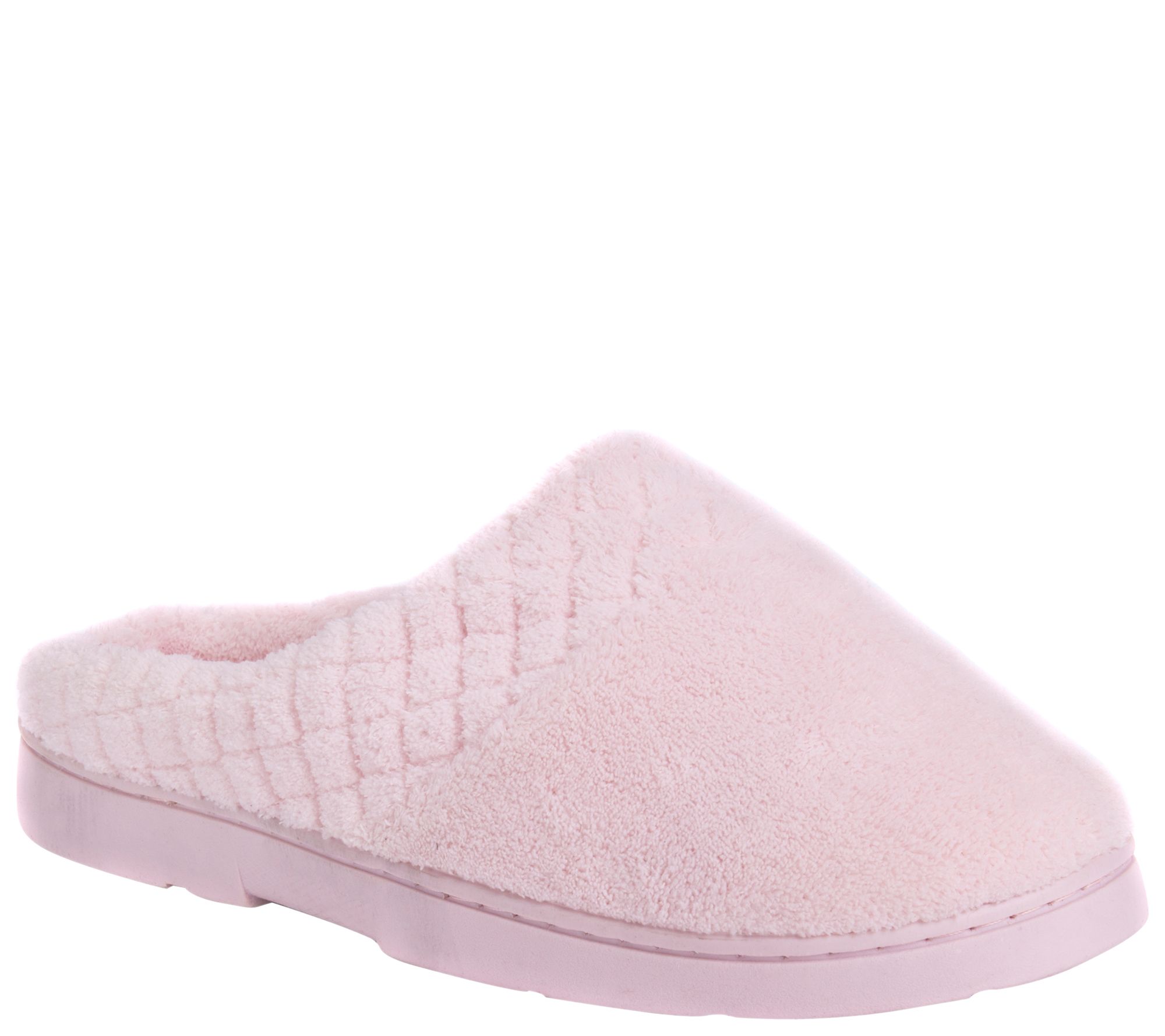 MUK LUKS Micro Chenille Clogs with QuiltedBand