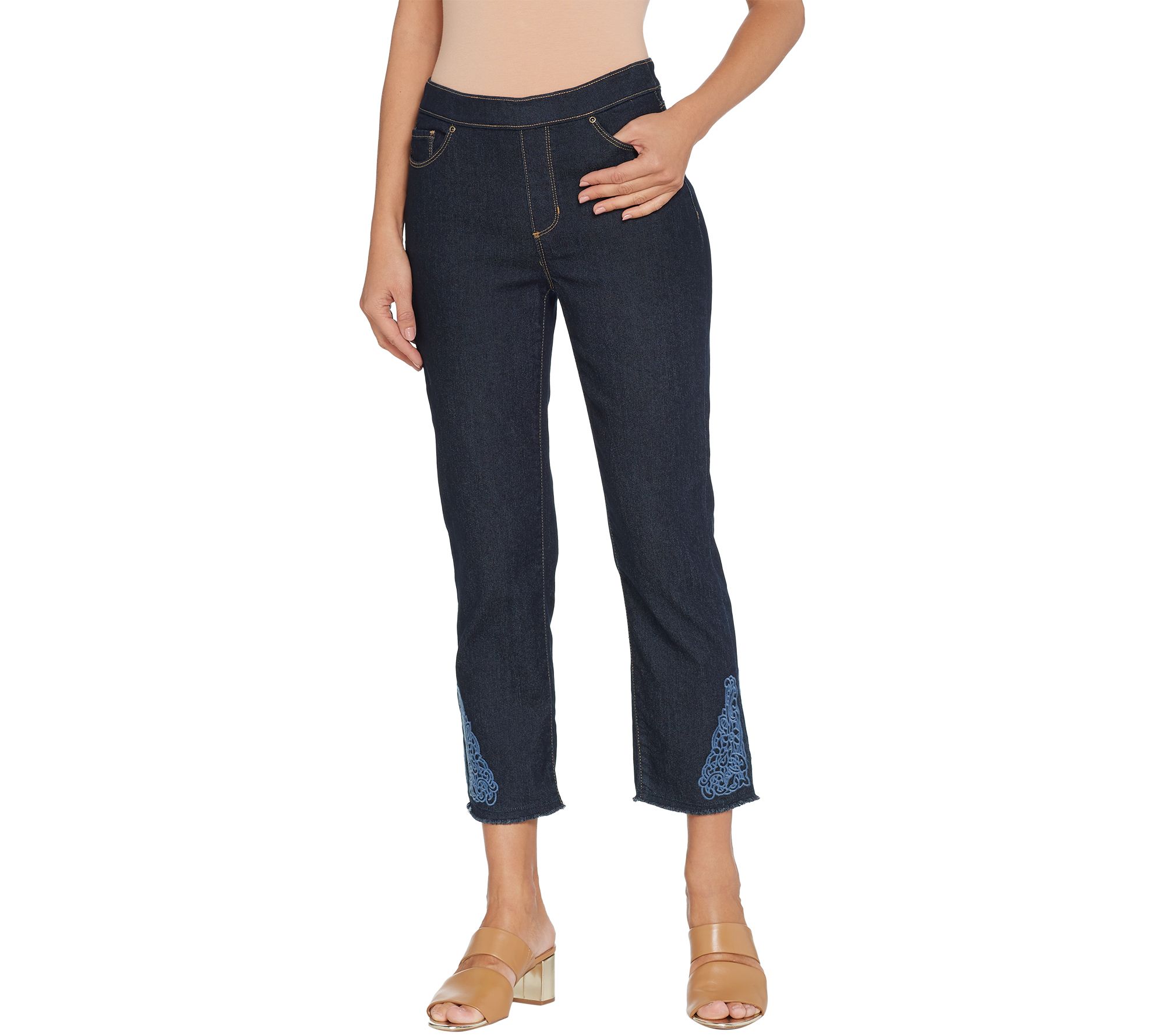 qvc susan graver crop pants