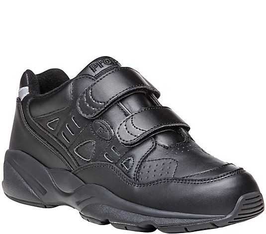 Propet Men's Leather Walking Sneakers - Stability Walker Stra