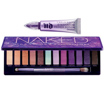 Urban Decay Naked Ultraviolet Palette with Primer Potion - A386874