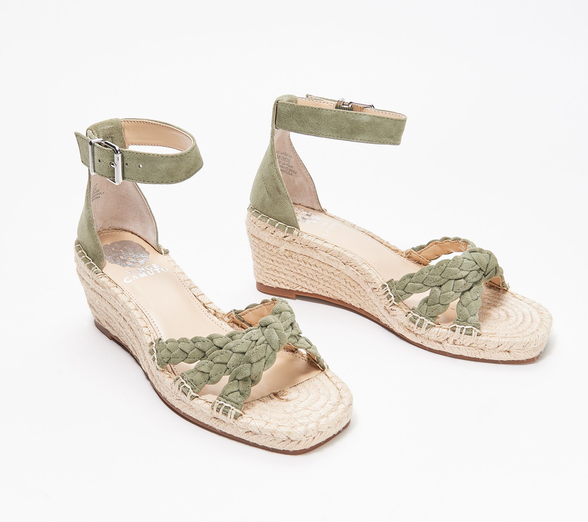 Vince Camuto Braided Espadrille Wedges - Jadeya