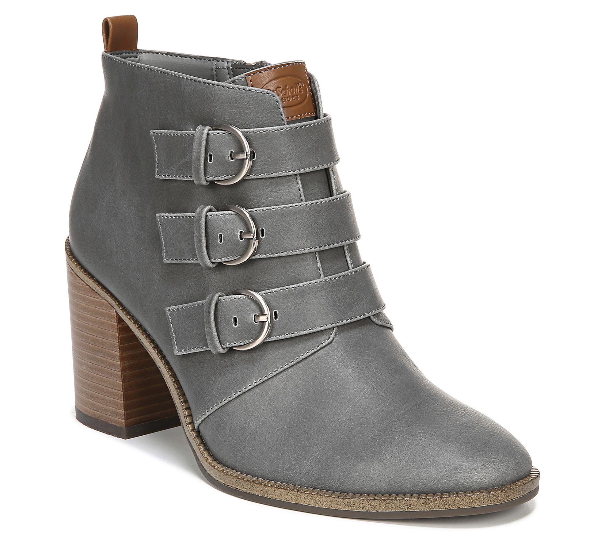 dr scholls gray booties
