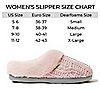 Dearfoams Women's Cable Knit Chenille Clog Slippers- Claire, 5 of 7