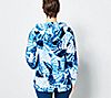 Denim & Co. Active Printed French Terry Zip Front Jacket, 1 of 4