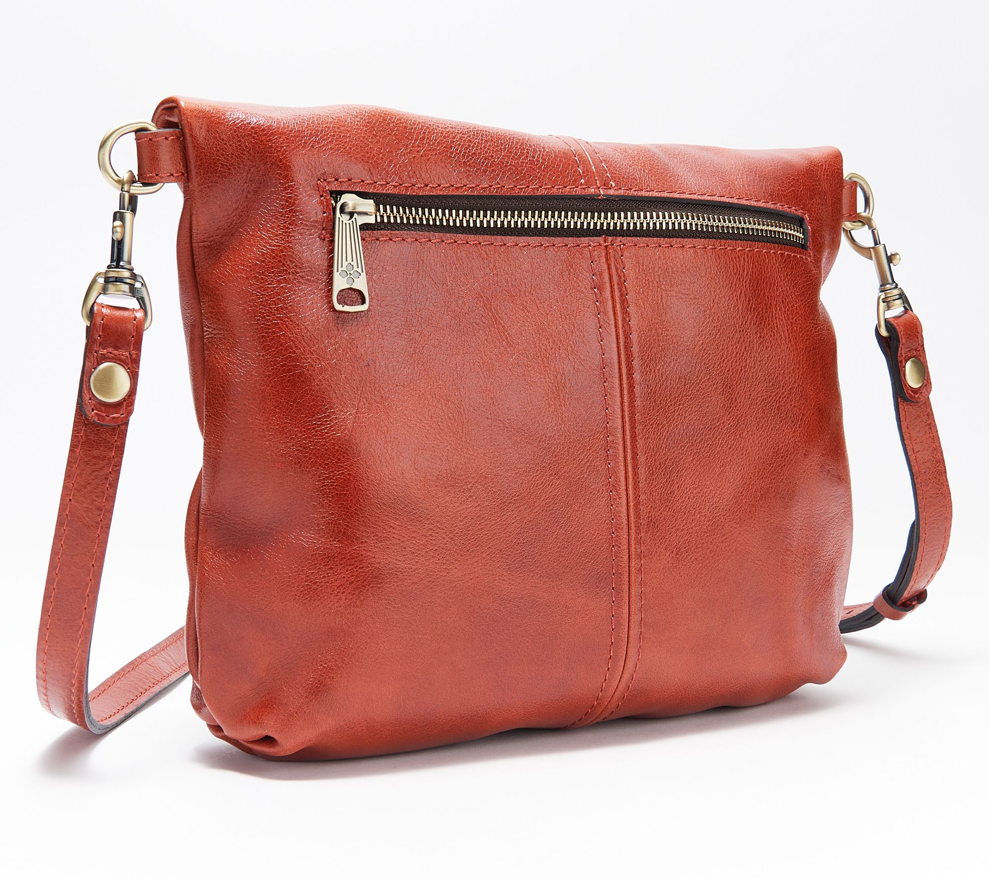 "As Is" Patricia Nash Distressed Barsby Kisslock Crossbody