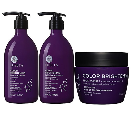 Luseta Color-Brightening Shampoo & Conditioner+ Hair Mask