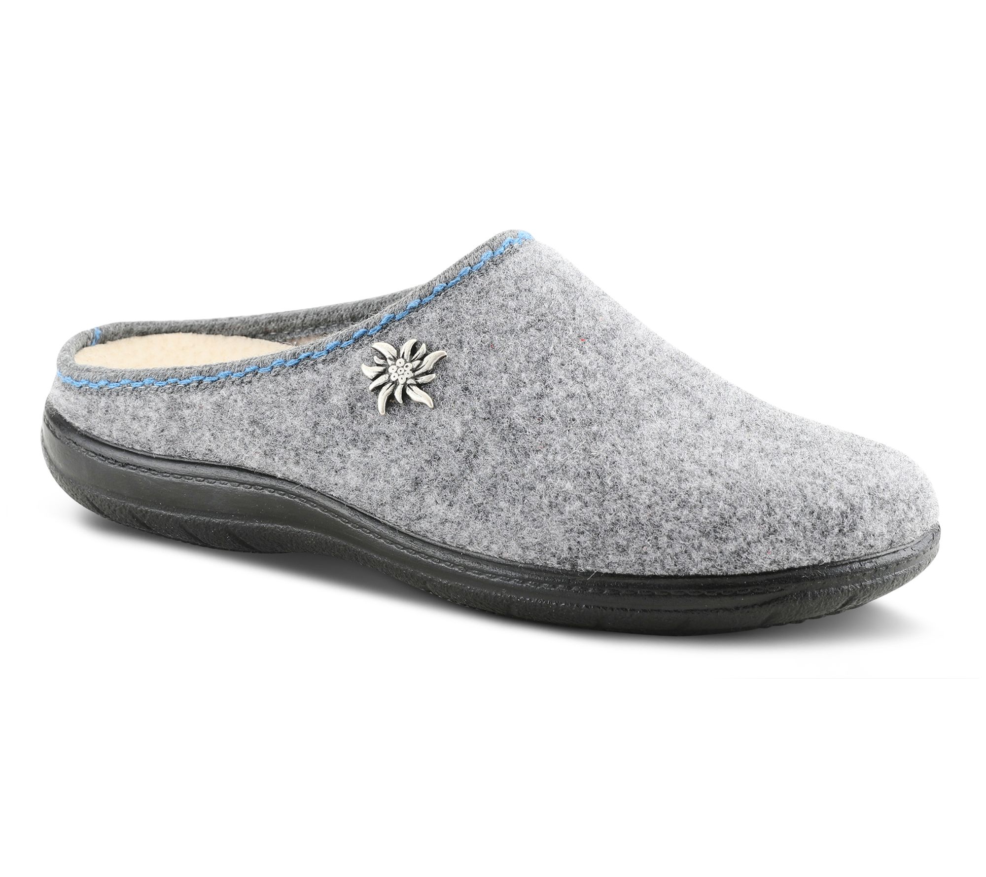 Flexus by Spring Step Indoor/Outdoor Slide Slippers - Loralee