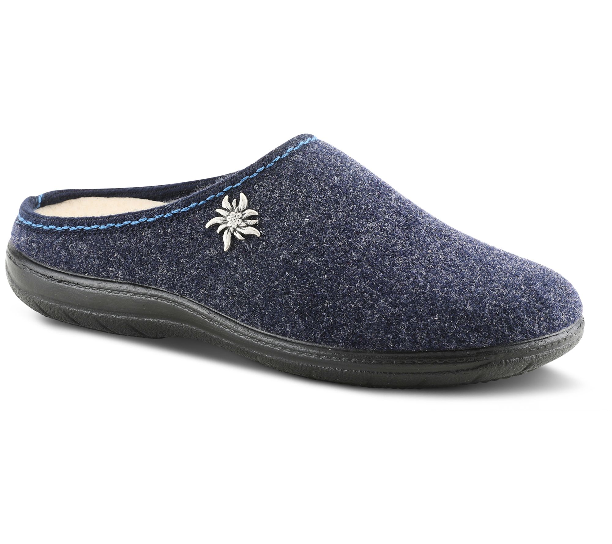 Flexus by Spring Step Indoor/Outdoor Slide Slippers - Loralee
