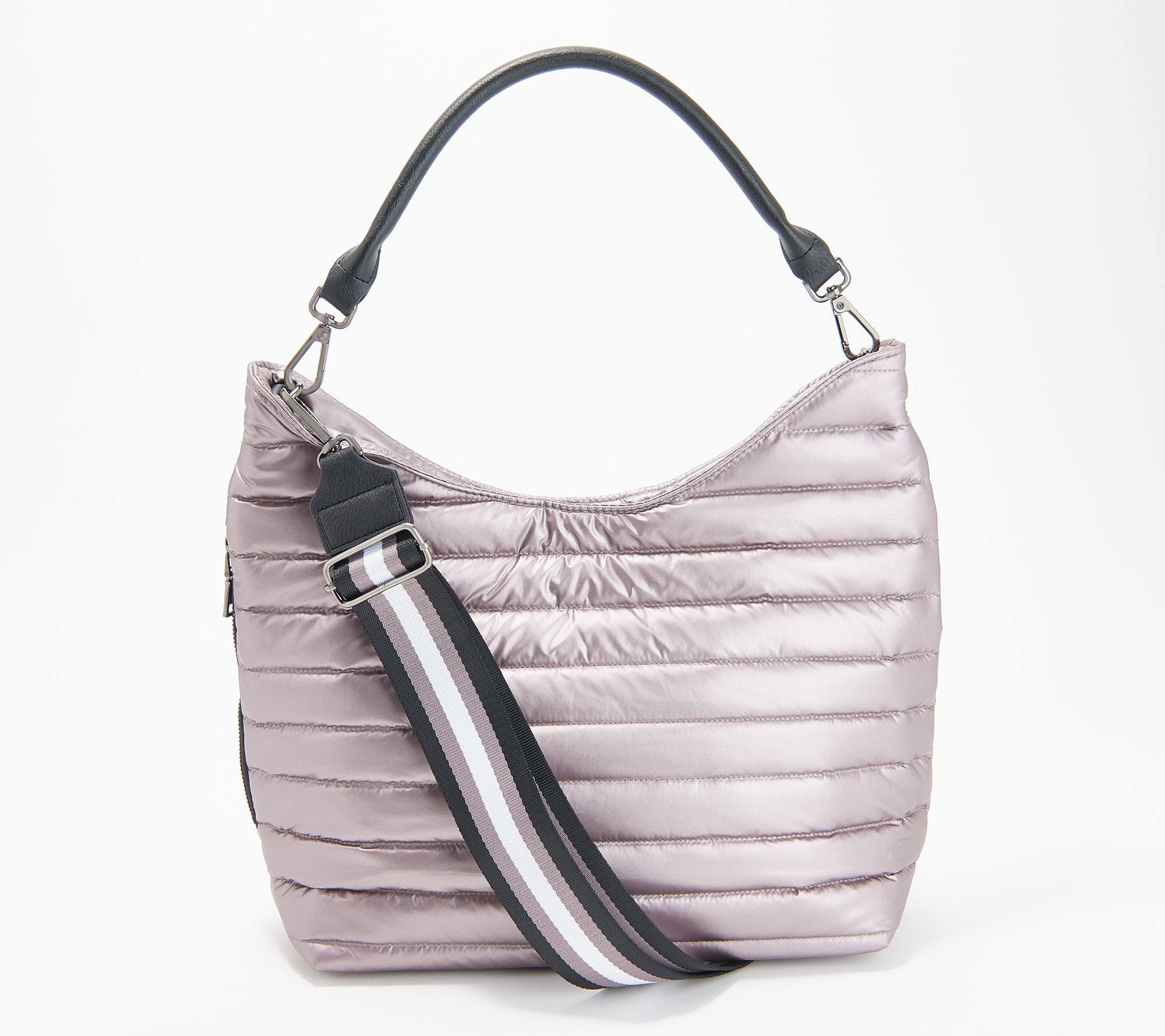 Think Royln Hobo with Two Straps - The Beverly ,Pearl Grey