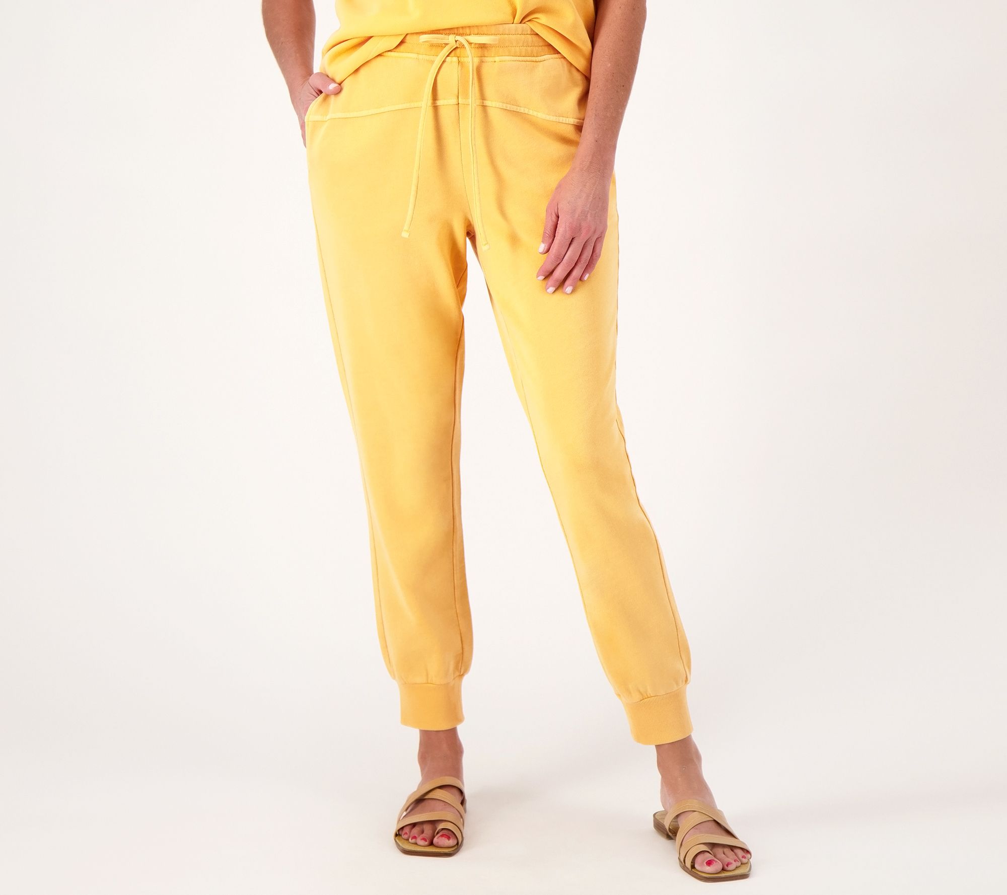 Candace Cameron Bure Petite Yoke Detail Jogger