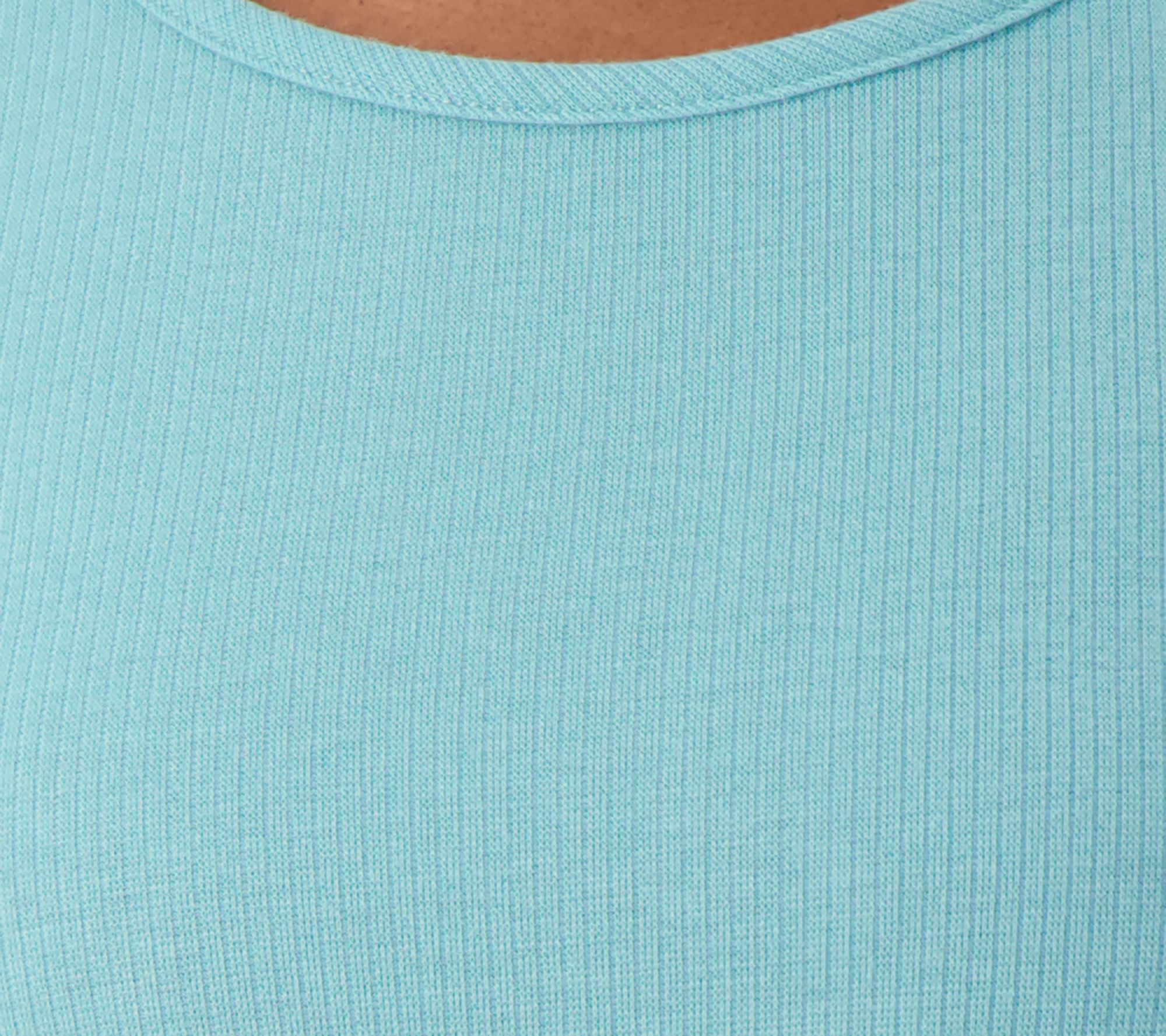 MUK LUKS Regular Set of 2 Cloud Knit Scoop Neck Midi Dresses - QVC.com