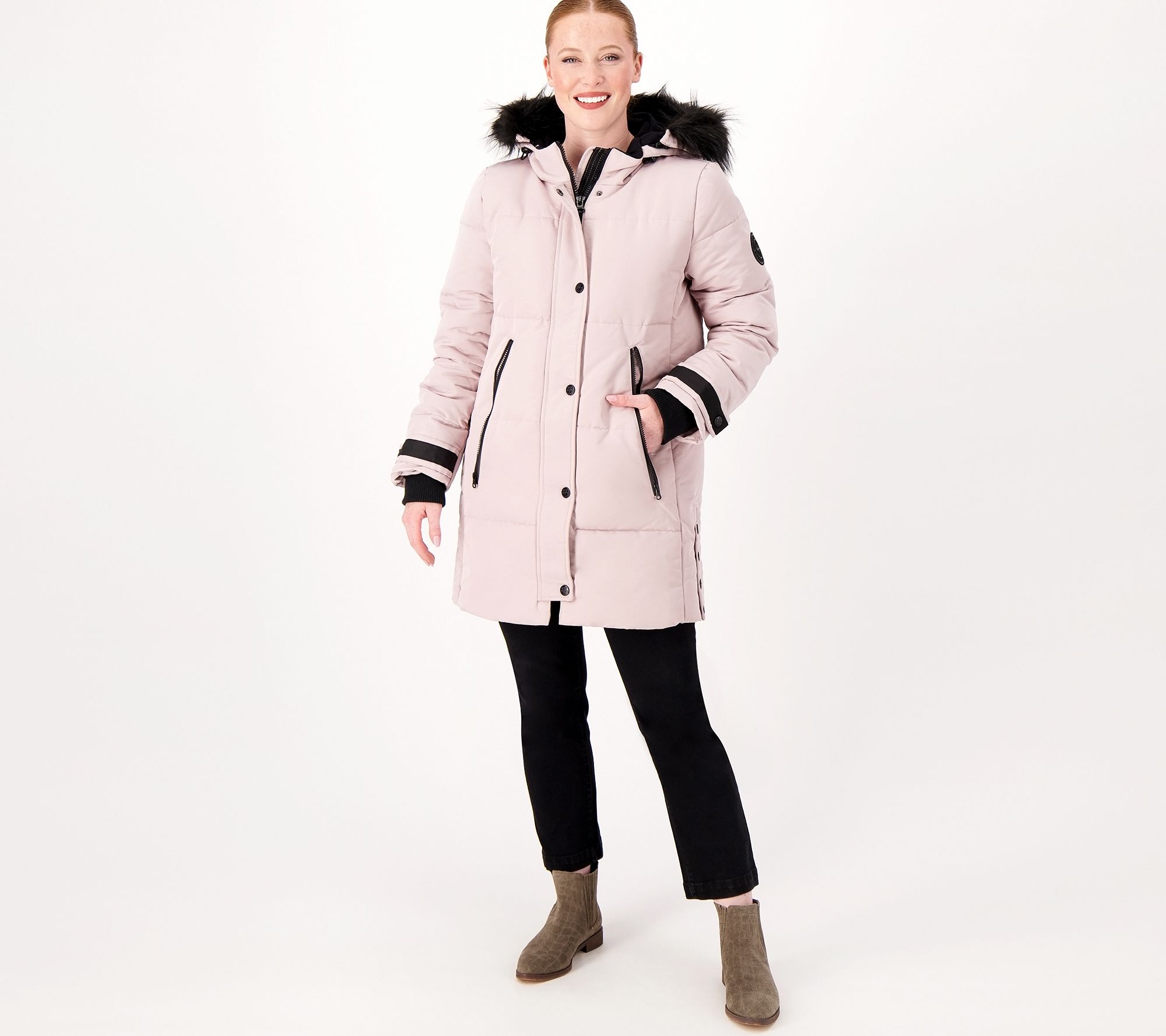 As Is Arctic Expedition Parka with DetachableFaux Fur Trim