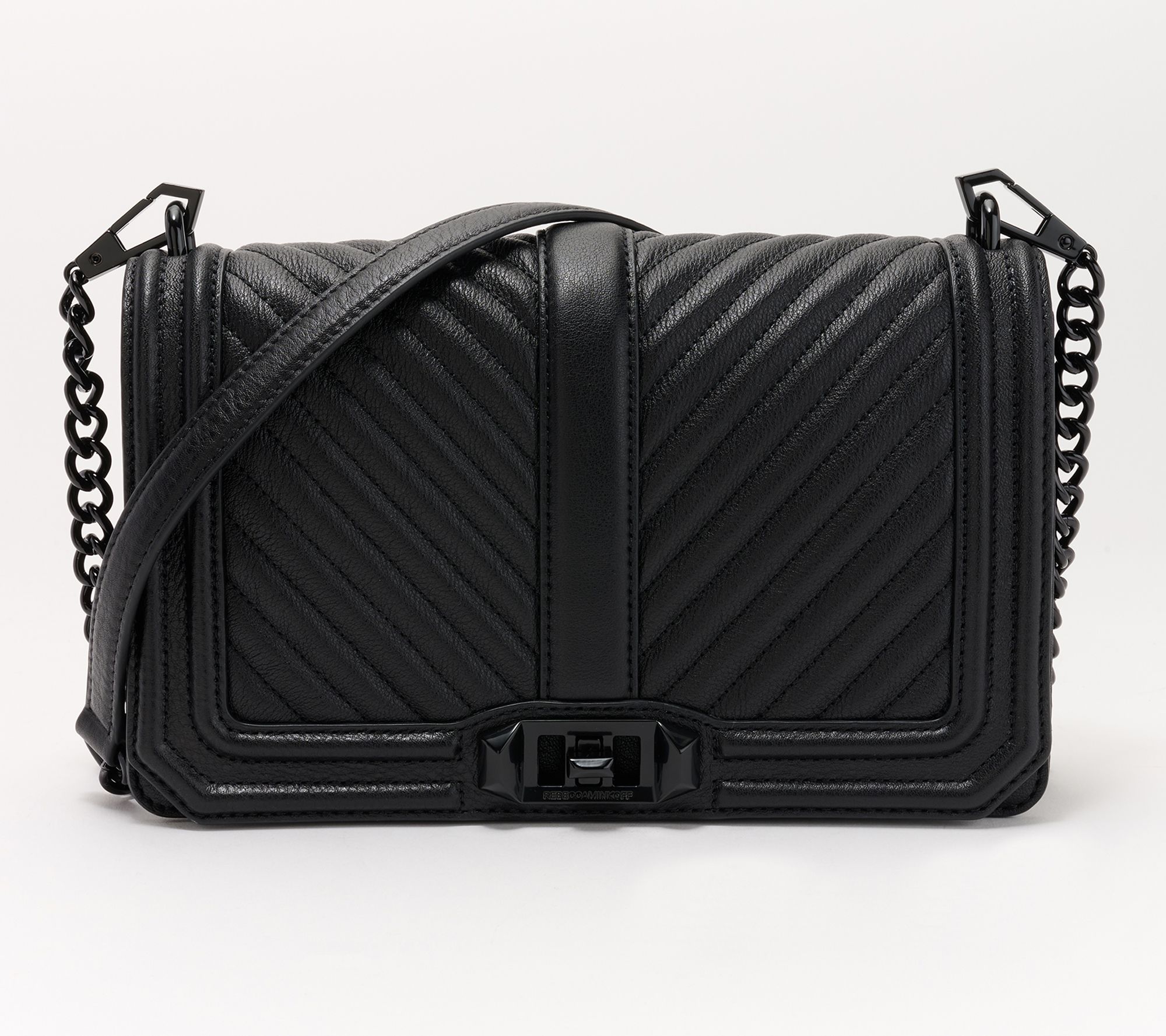 Shop Rebecca Minkoff Julian Chevron-Quilted Leather Backpack