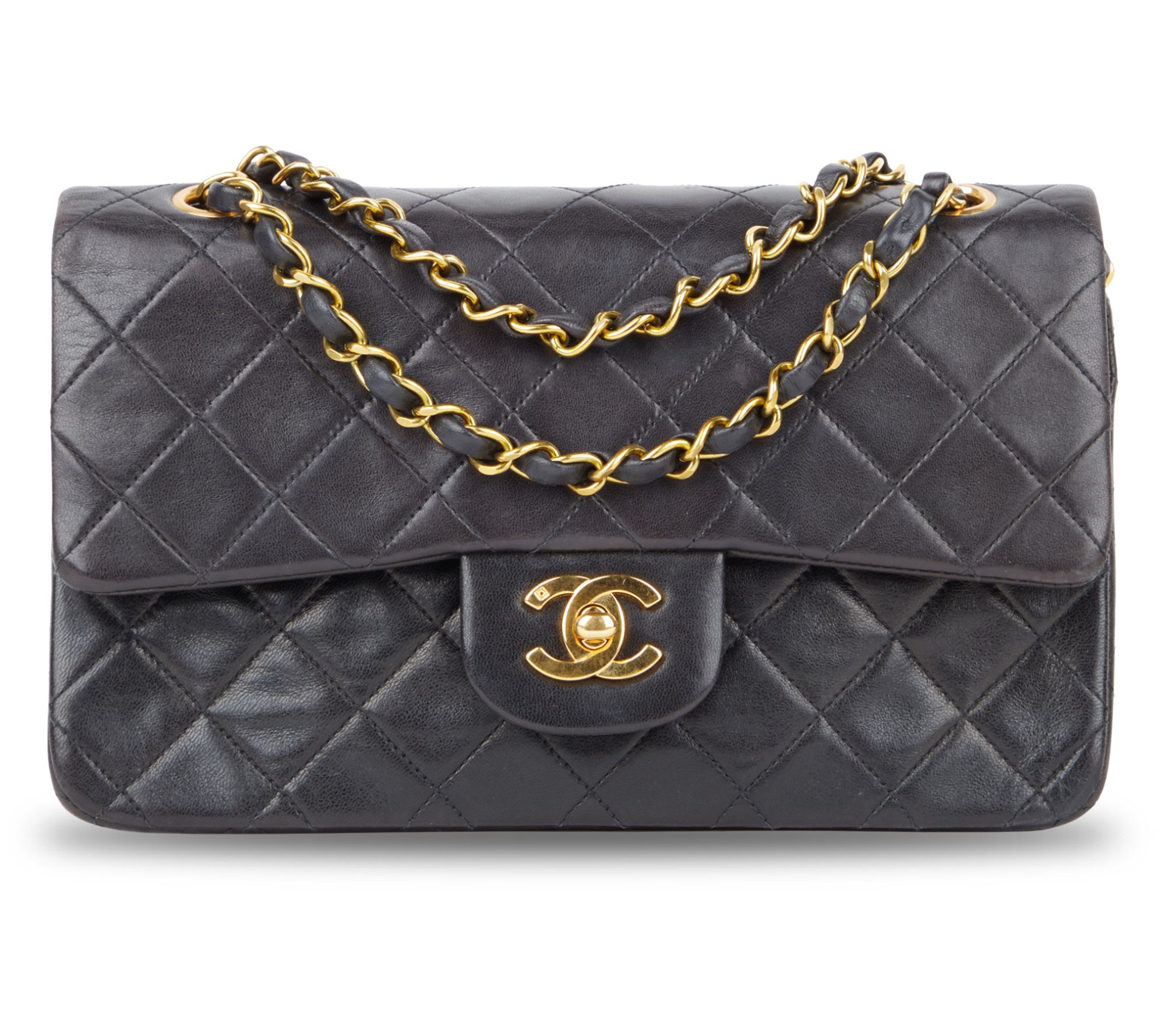 CHANEL Pre-Owned small Classic Double Flap shoulder bag - Black