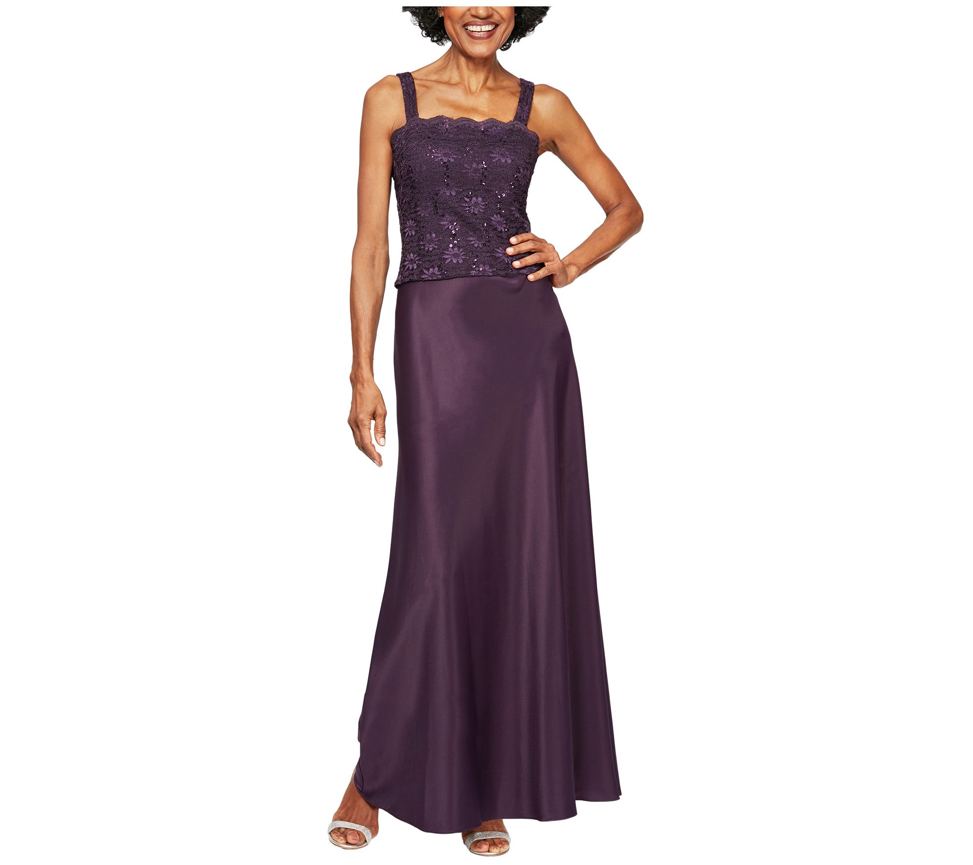 QVC Long Mother of the Bride Dresses