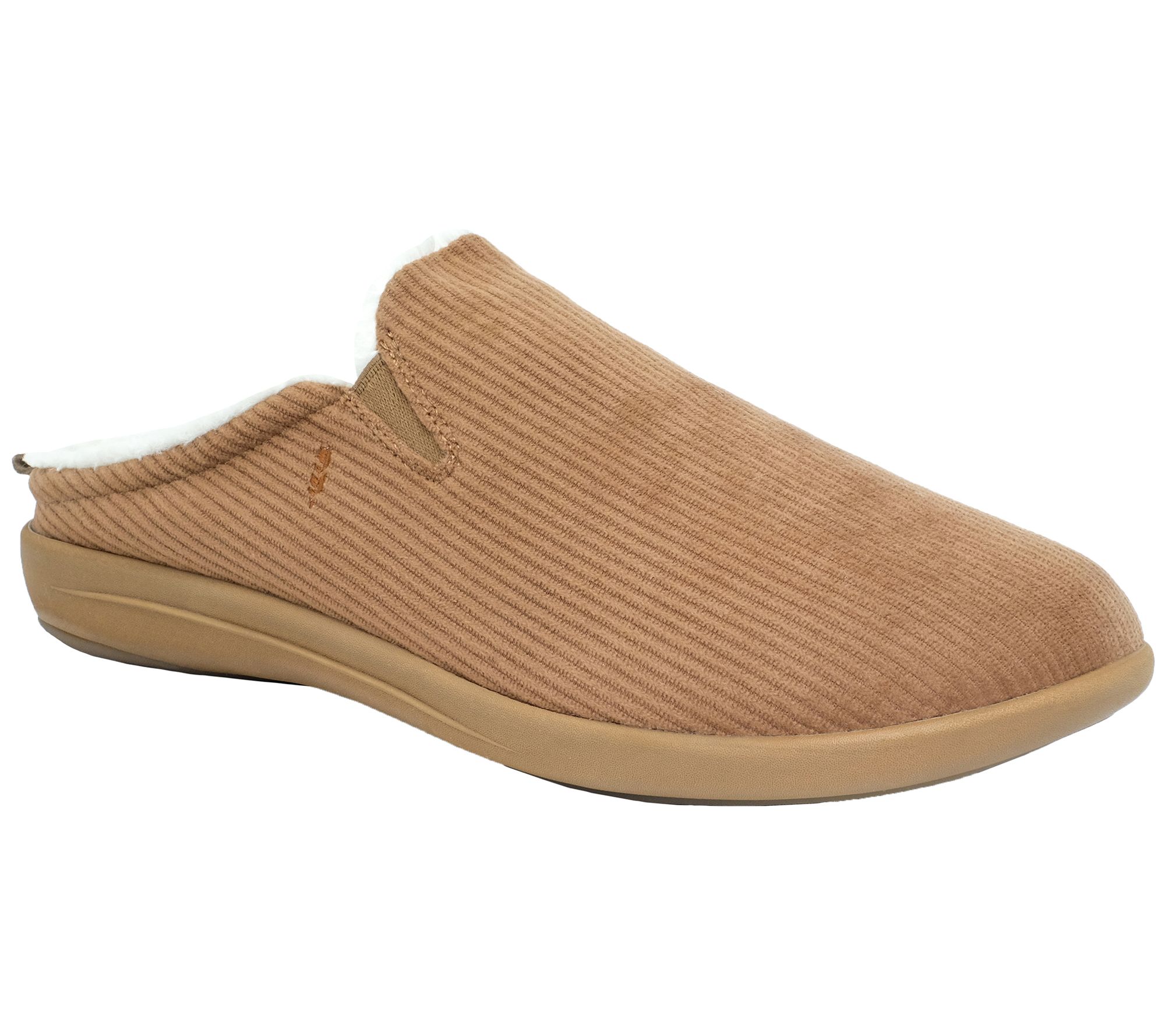 Revitalign Men's Corduroy Dundee Orthotic Slipp er