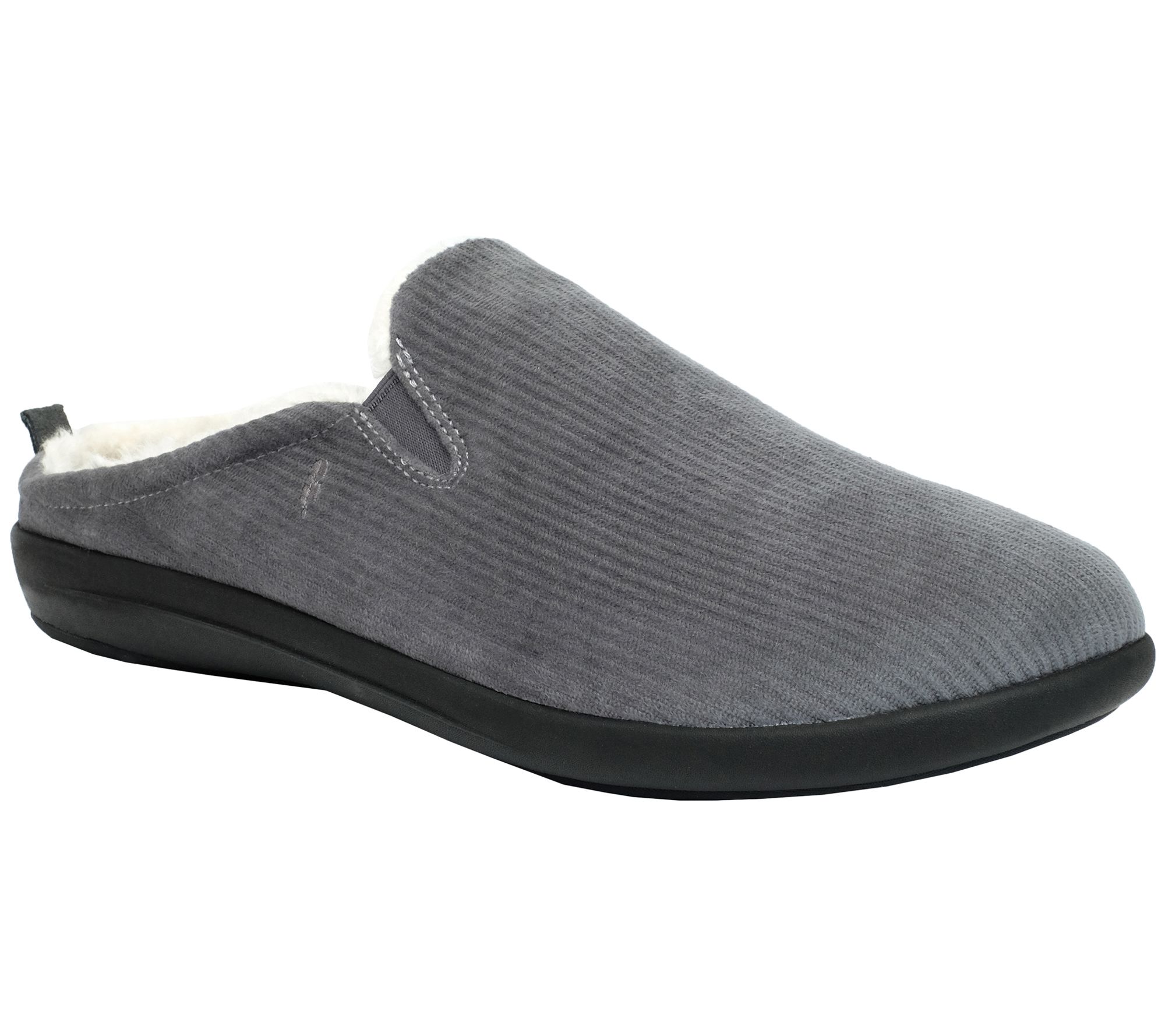 Revitalign Men's Corduroy Dundee Orthotic Slipp er