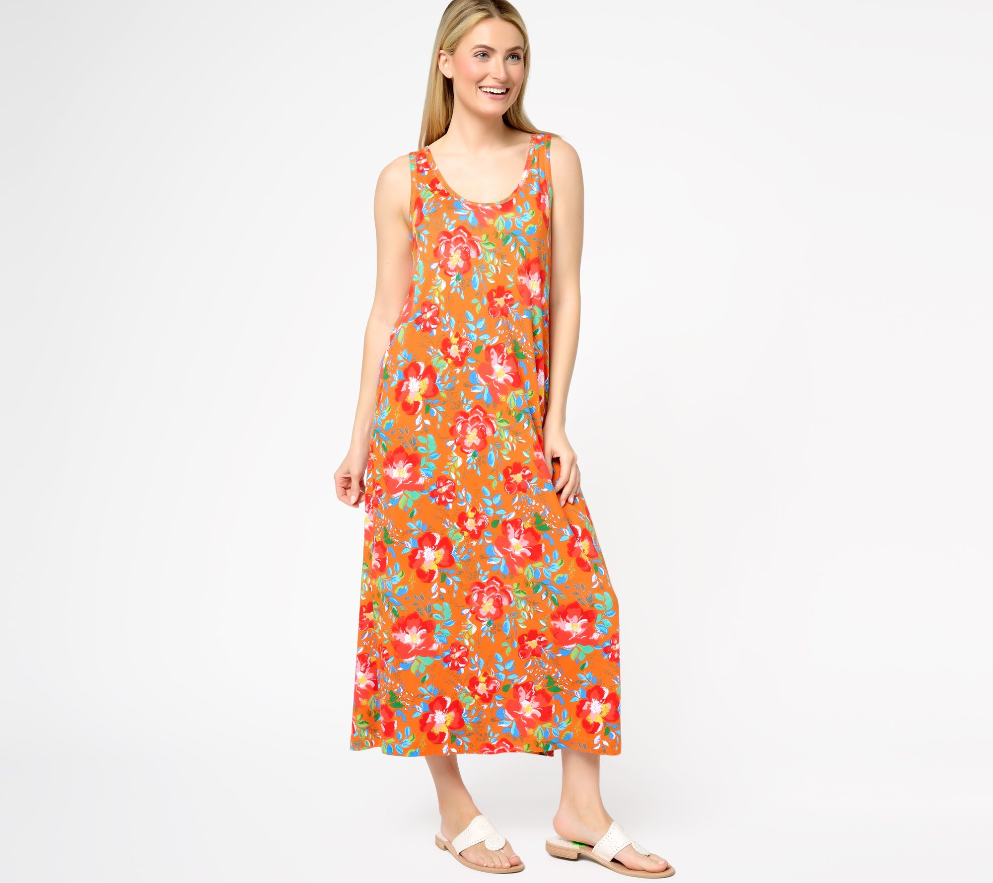 "As Is" Koolaburra by UGG Cotton Rayon Maxi Lounge Dress