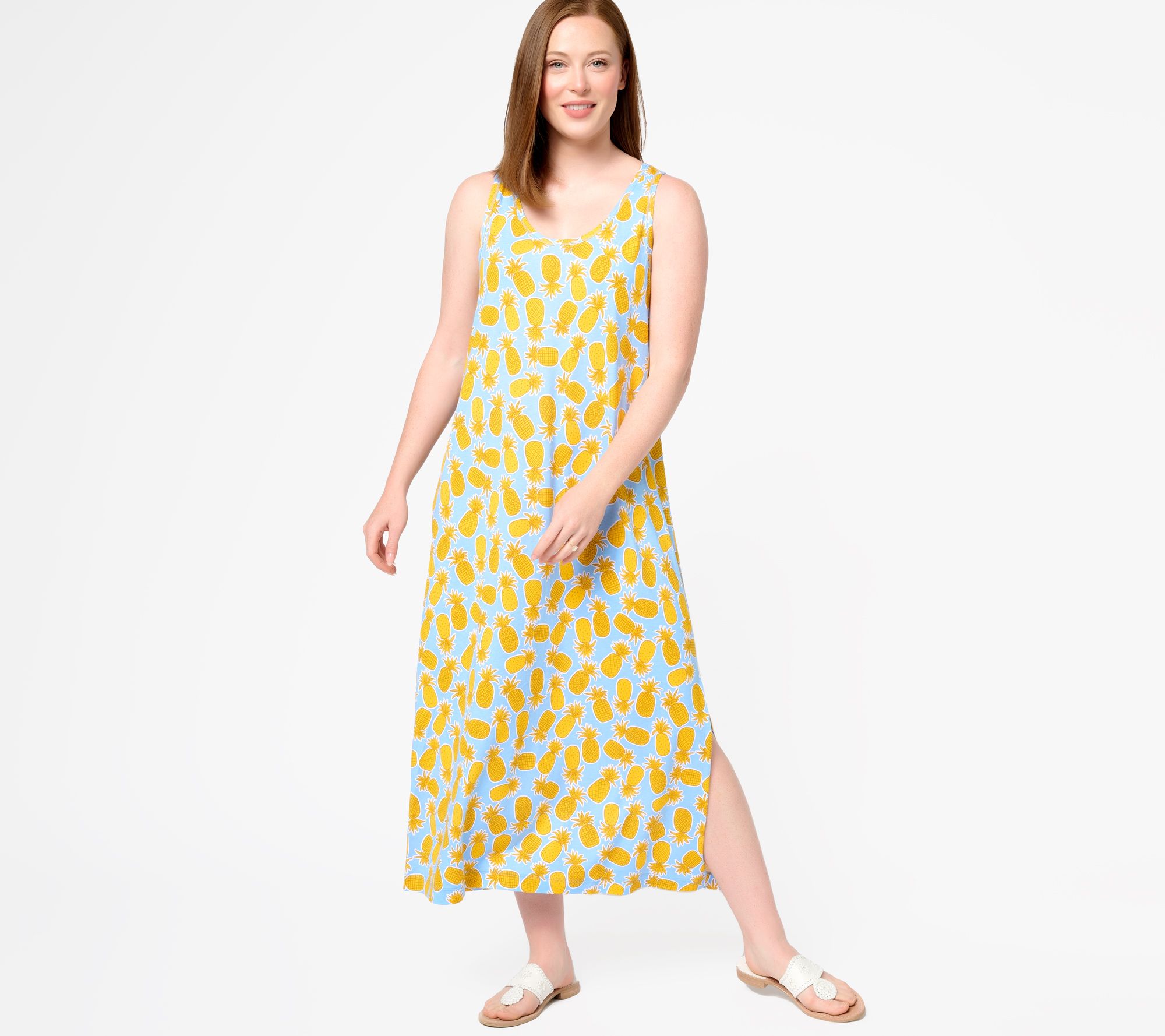 "As Is" Koolaburra by UGG Cotton Rayon Maxi Lounge Dress