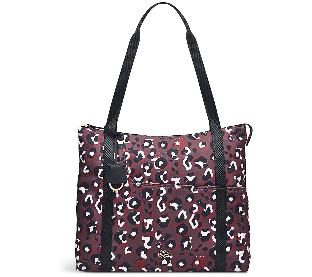 Pink Leopard Handheld Tote with Crossbody Straps