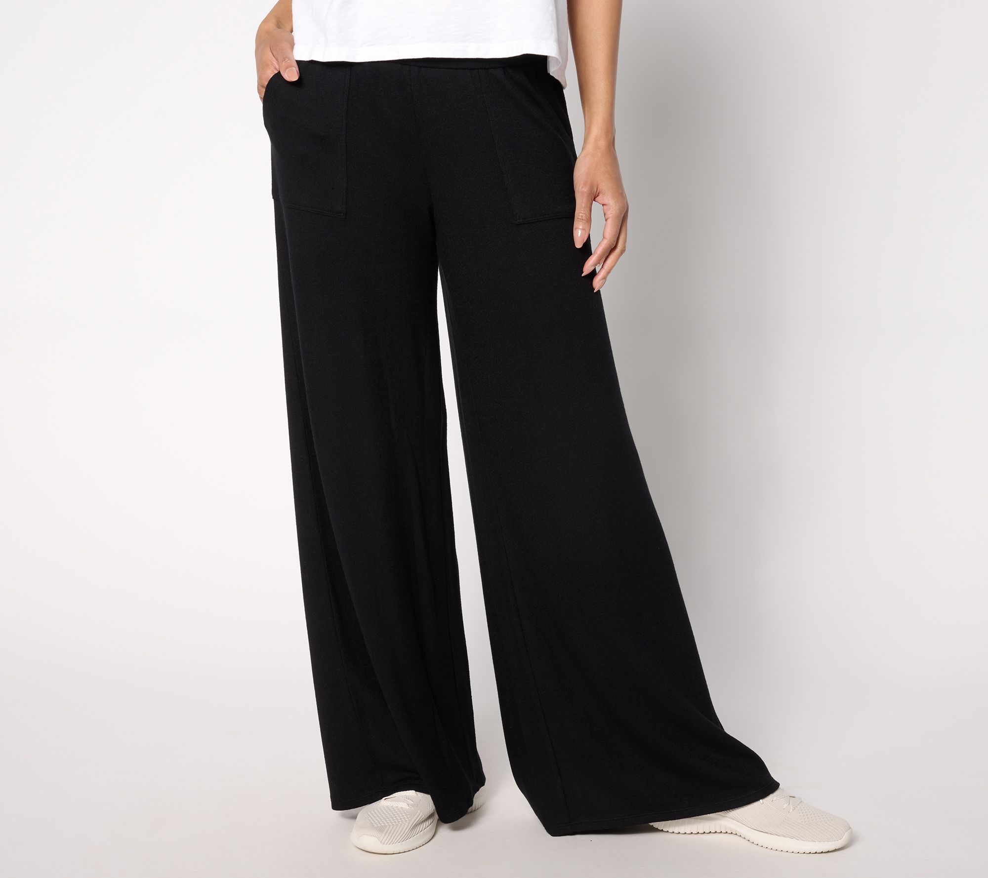 Peace Love World Comfy Regular Pull-On Patch Pocket Pants