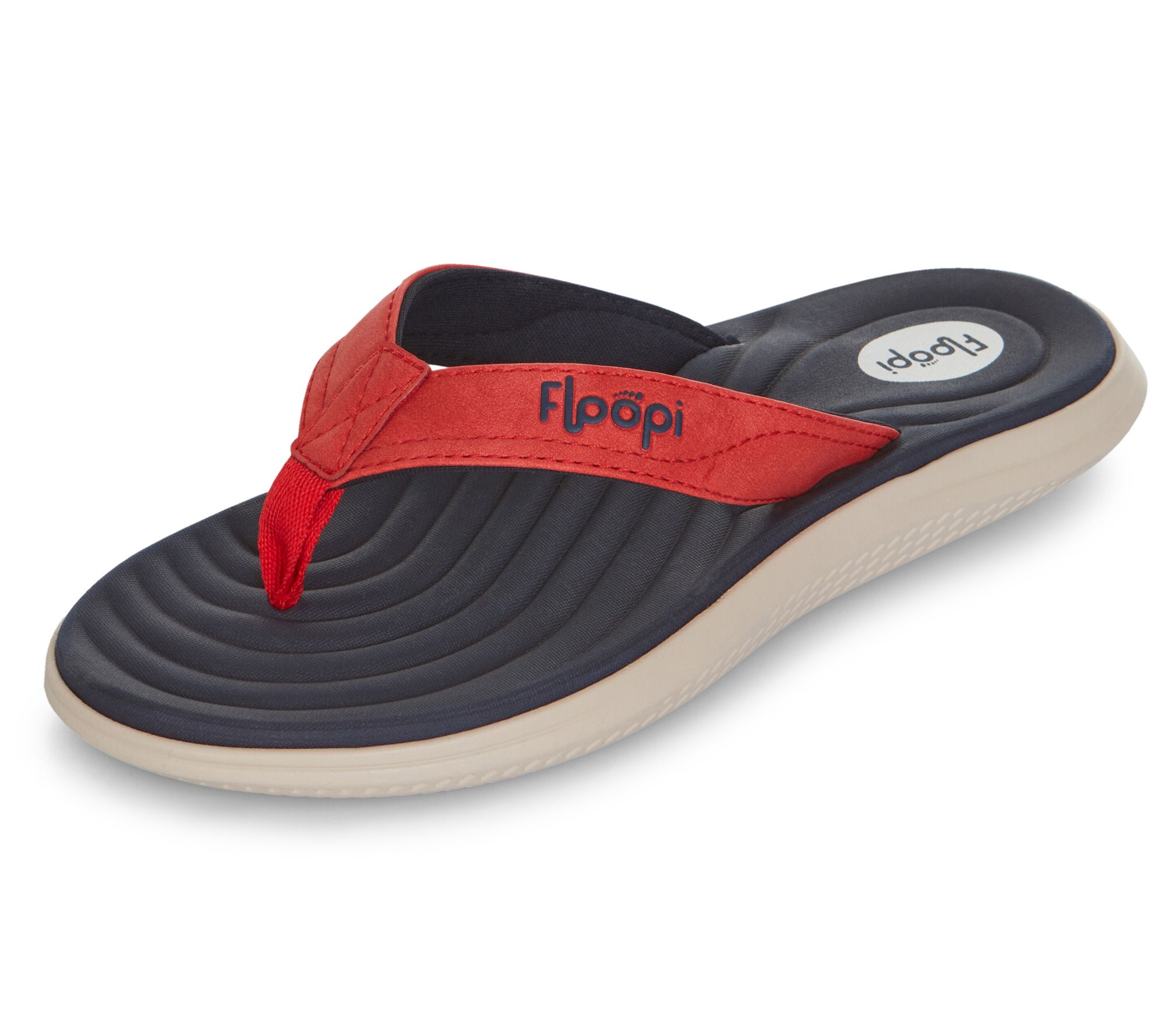 Floopi Summer Pearl-Textured Thong Flip-Flop